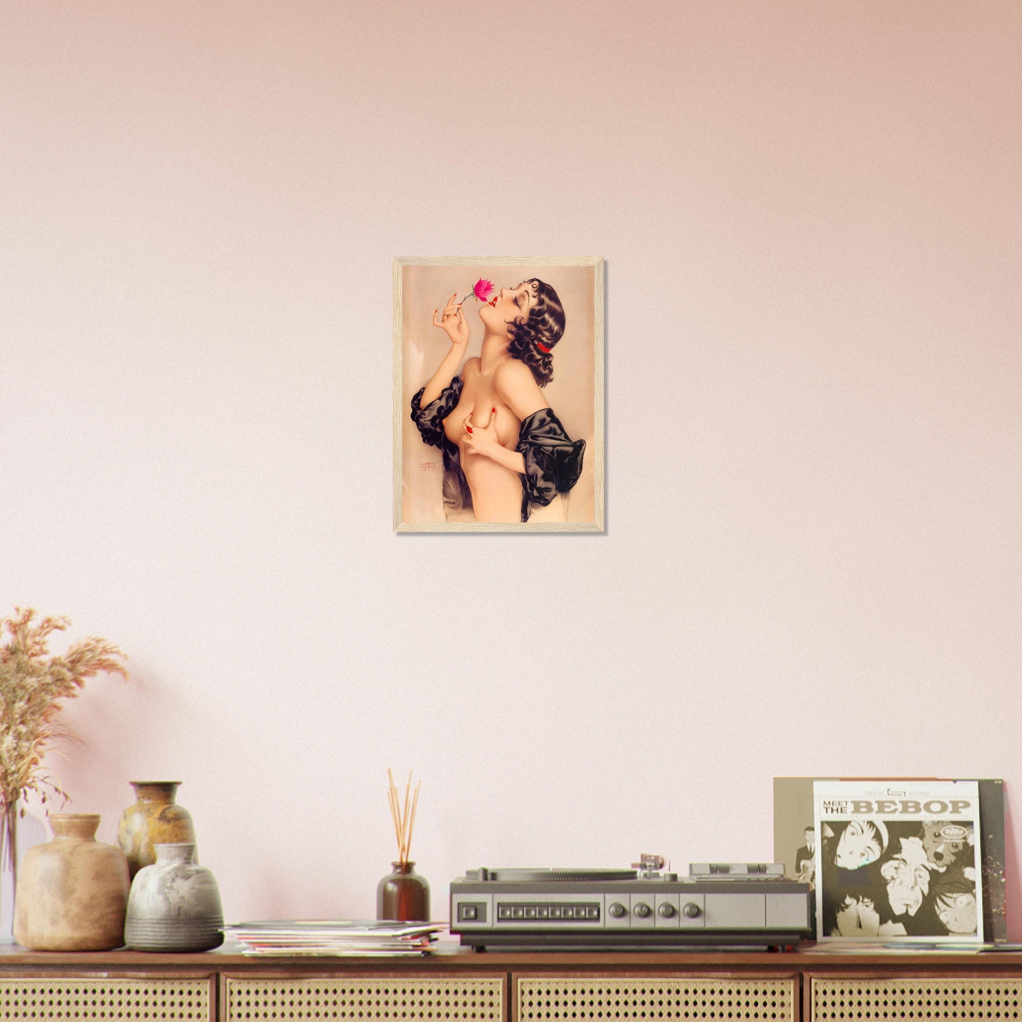 Vintage Pin Up Girl Framed Print, Alberto Vargas, Olive Thomas Pin Up Retro Print - From 1920 - WallArtPrints4U