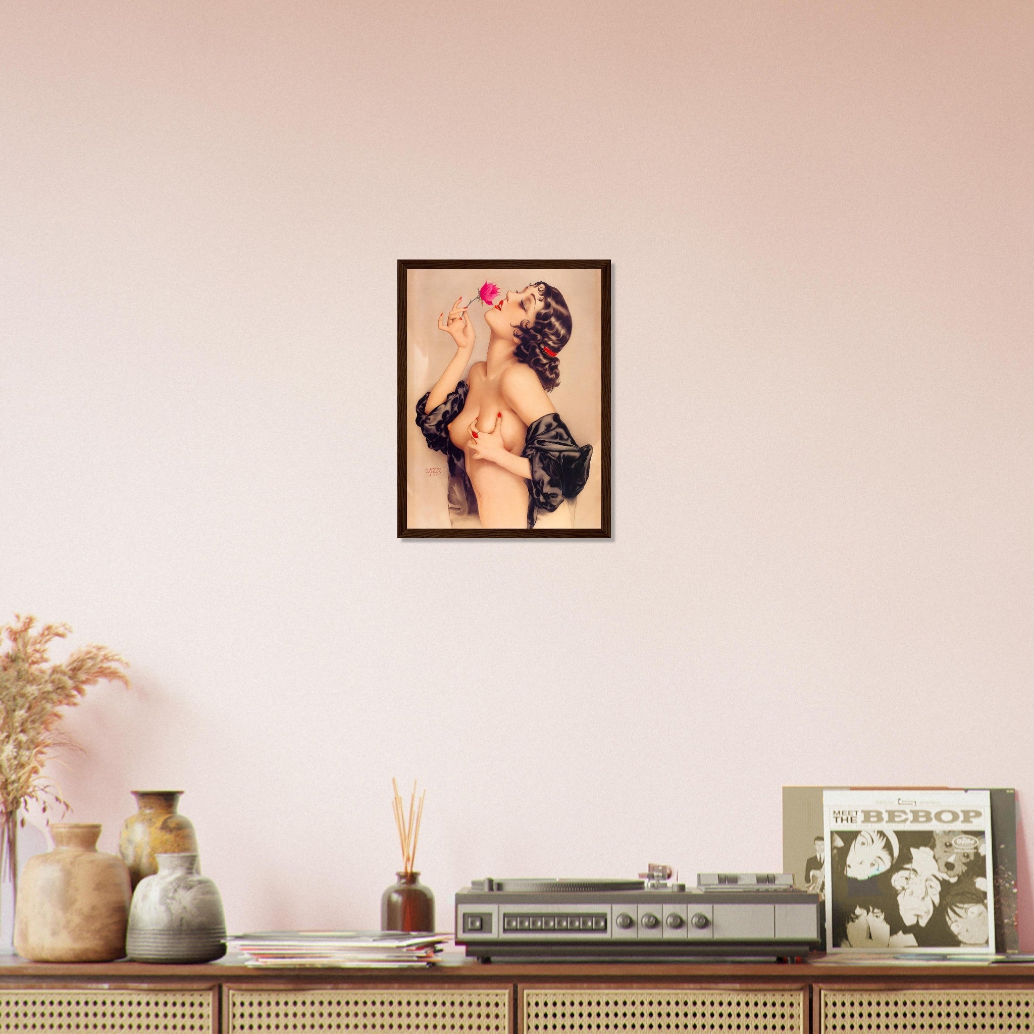Vintage Pin Up Girl Framed Print, Alberto Vargas, Olive Thomas Pin Up Retro Print - From 1920 - WallArtPrints4U