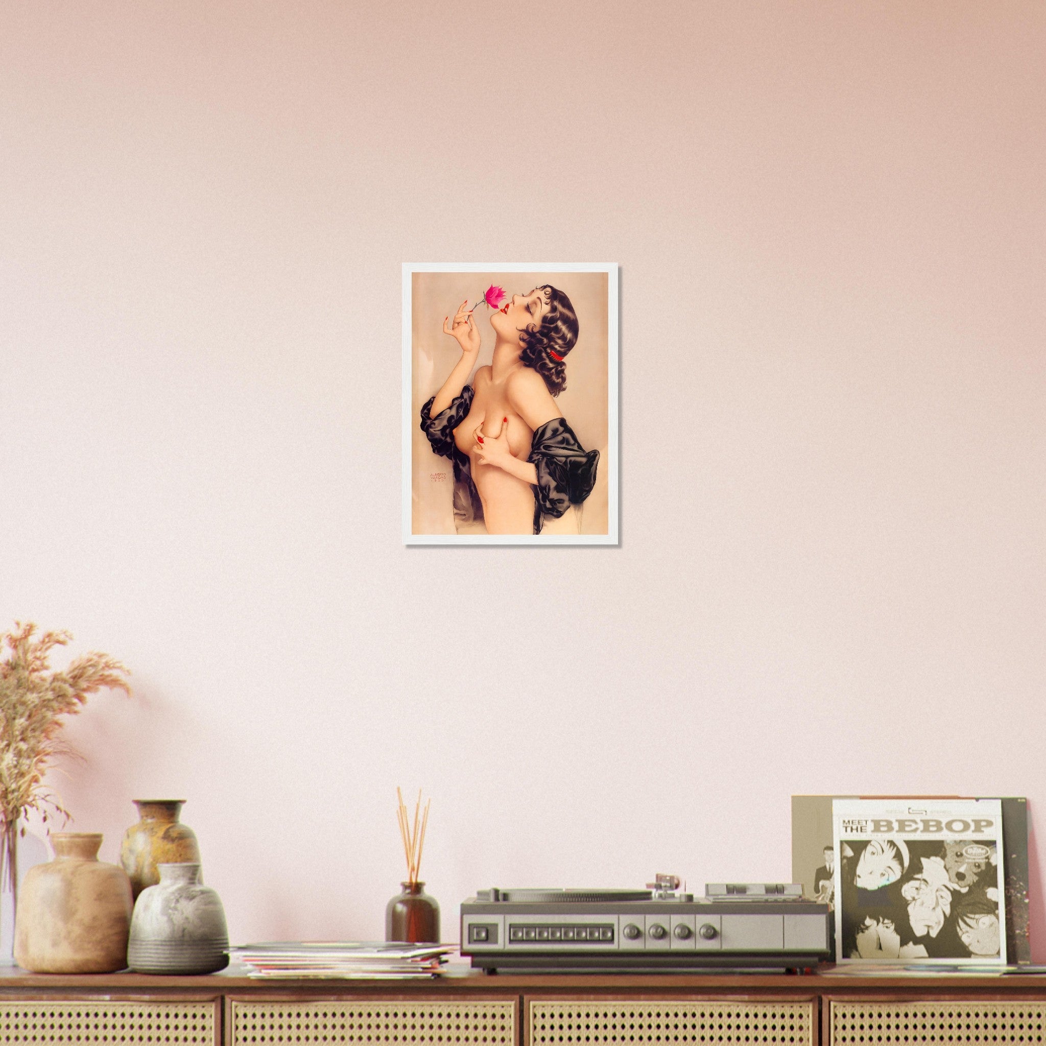 Vintage Pin Up Girl Framed Print, Alberto Vargas, Olive Thomas Pin Up Retro Print - From 1920 - WallArtPrints4U