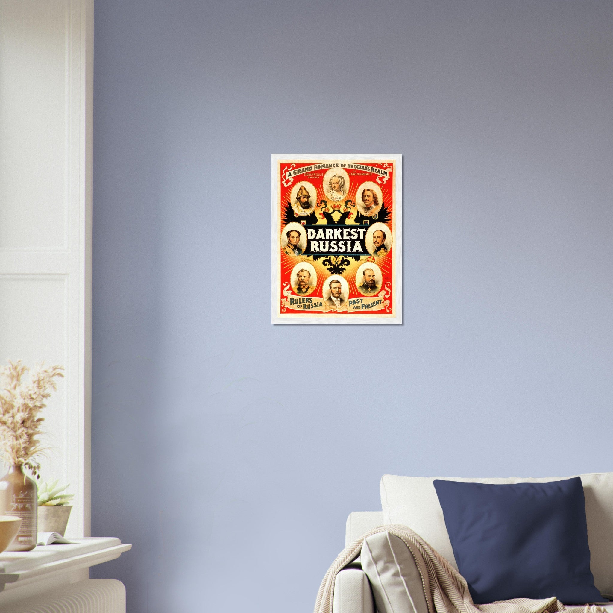 Vintage Russian Framed Darkest Russian, A Grand Romance Framed Print Theater Framed - WallArtPrints4U