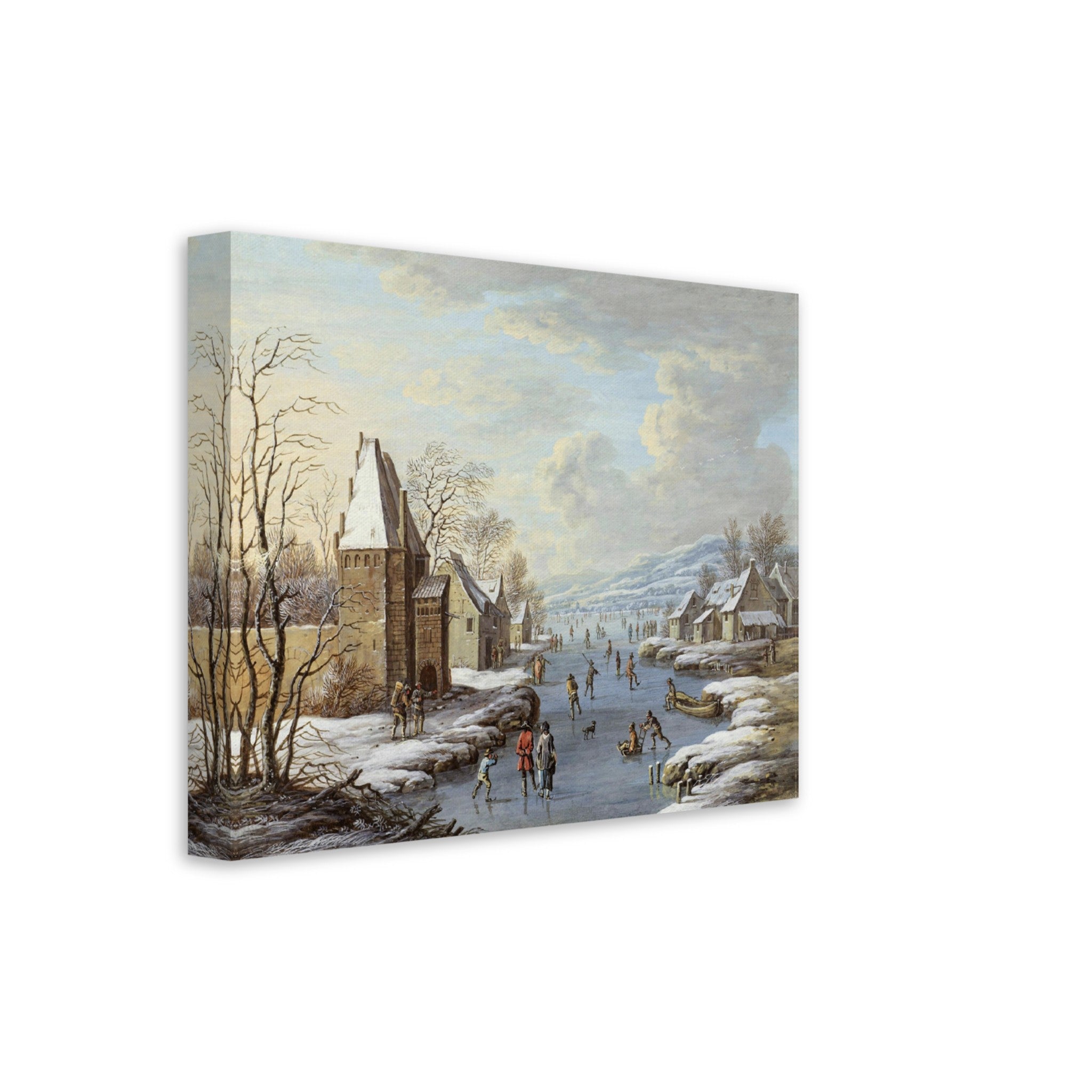 Vintage Winter Canvas Print, Christmas Scene Canvas, Barabara Regina Dietzsch - WallArtPrints4U
