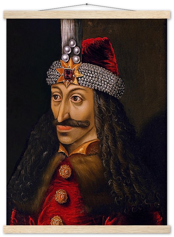 Vlad The Impaler Poster, Original Dracula - Vlad III Dracula - WallArtPrints4U