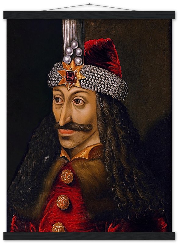 Vlad The Impaler Poster, Original Dracula - Vlad III Dracula - WallArtPrints4U