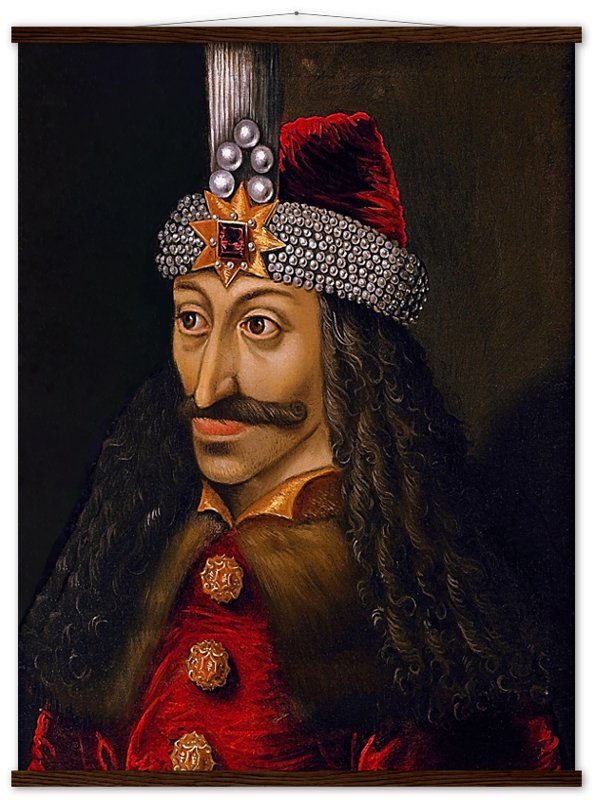 Vlad The Impaler Poster, Original Dracula - Vlad III Dracula - WallArtPrints4U