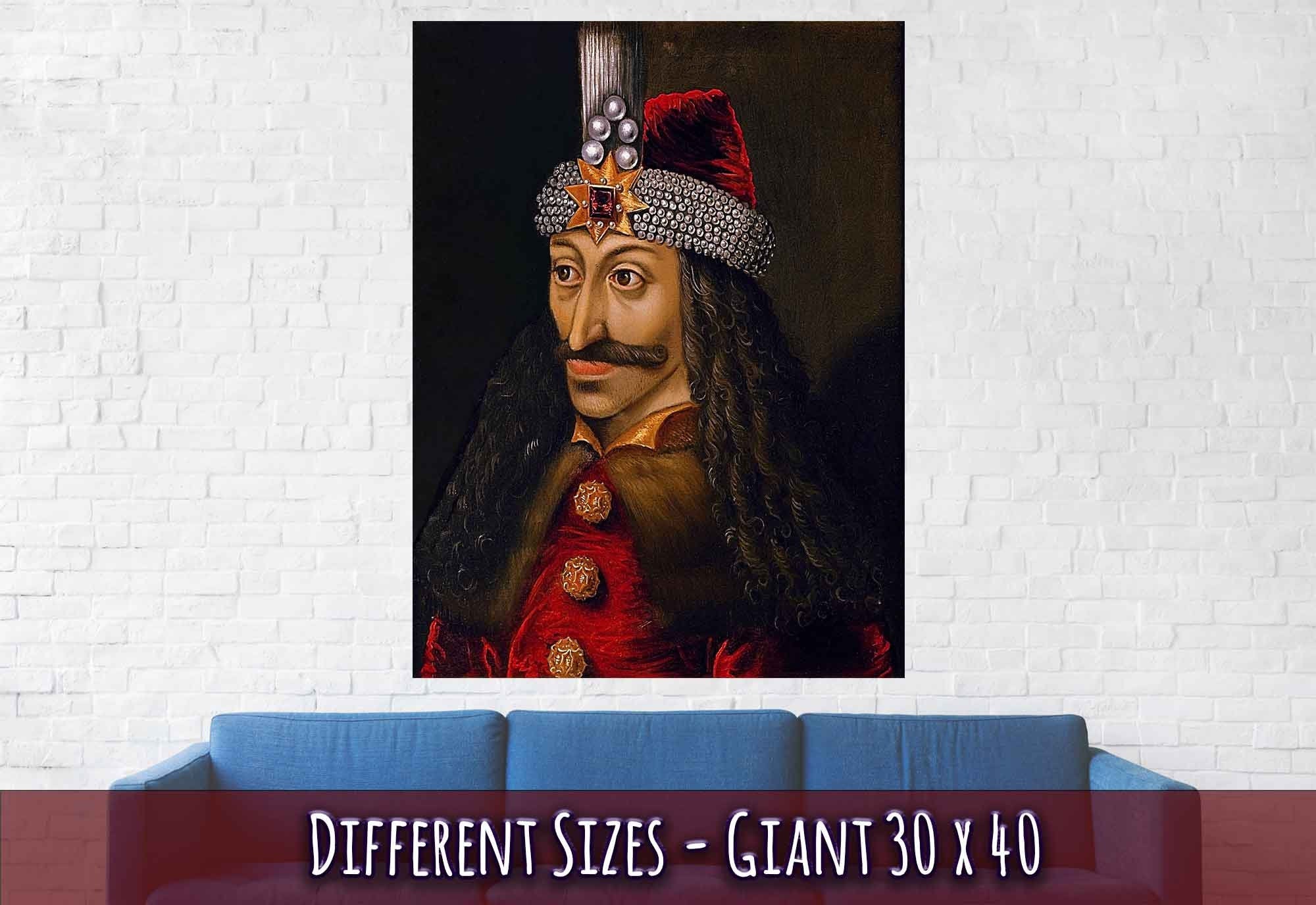 Vlad The Impaler Poster, Original Dracula - Vlad III Dracula - WallArtPrints4U