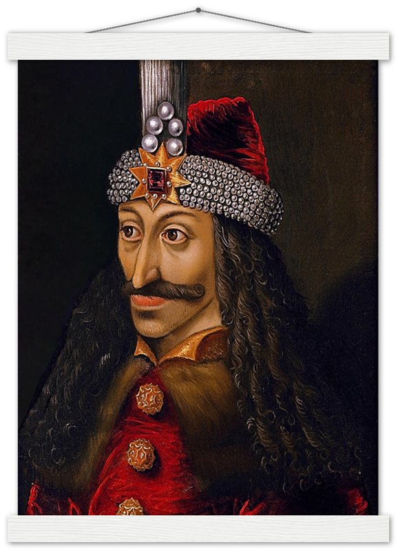 Vlad The Impaler Poster, Original Dracula - Vlad III Dracula - WallArtPrints4U