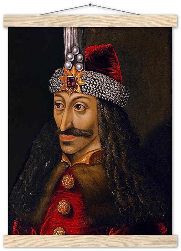 Vlad The Impaler Poster, Original Dracula - Vlad III Dracula - WallArtPrints4U