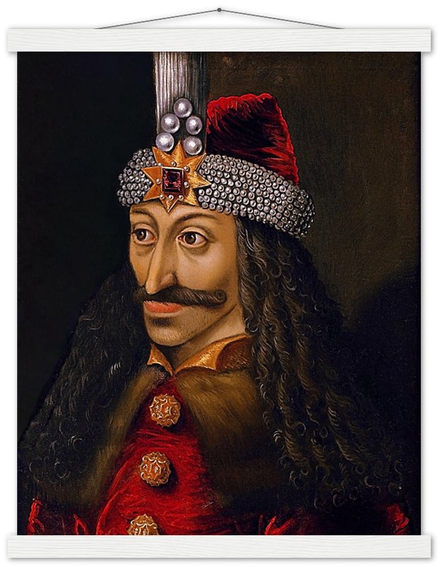 Vlad The Impaler Poster, Original Dracula - Vlad III Dracula - WallArtPrints4U