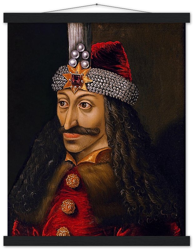 Vlad The Impaler Poster, Original Dracula - Vlad III Dracula - WallArtPrints4U