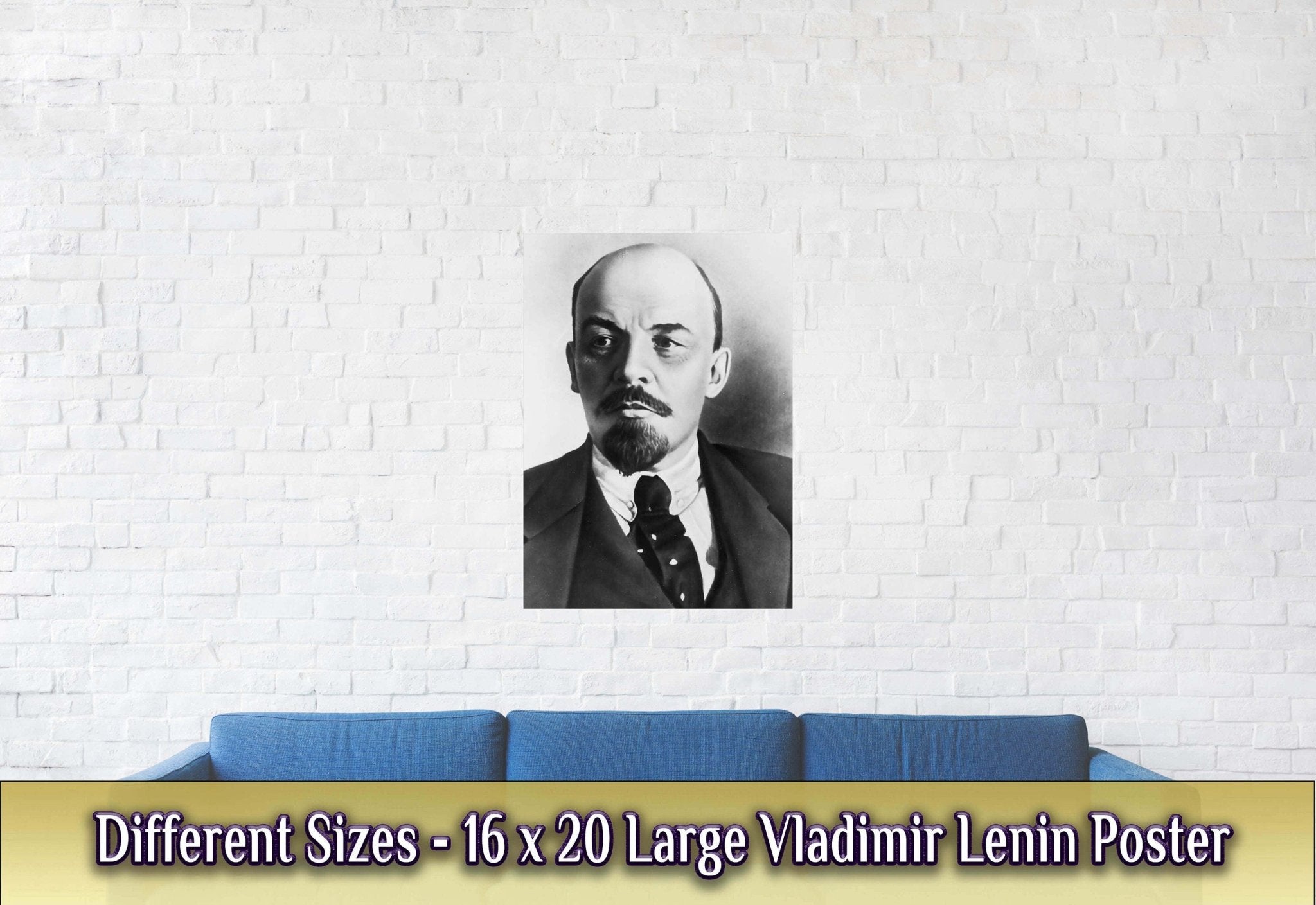 Vladimir Lenin Poster, Ordered Murder Of Tsar, Vintage Photo Vladimir Lenin Print, Russian Revolutionary - WallArtPrints4U