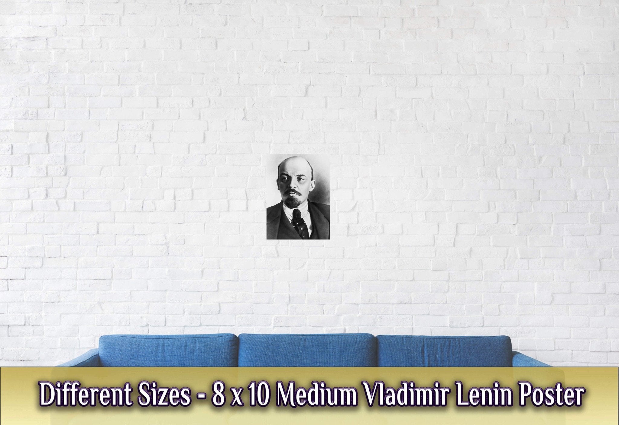 Vladimir Lenin Poster, Ordered Murder Of Tsar, Vintage Photo Vladimir Lenin Print, Russian Revolutionary - WallArtPrints4U