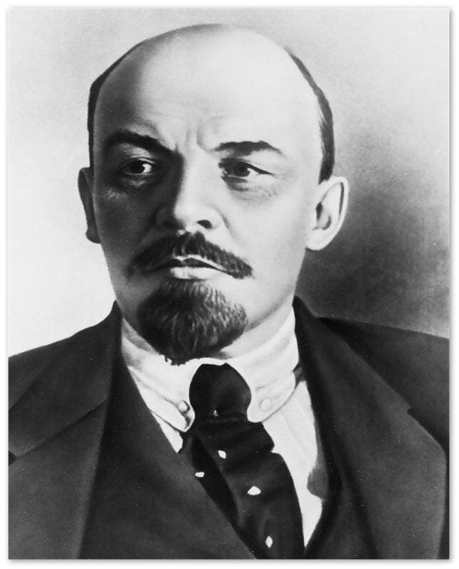 Vladimir Lenin Poster, Ordered Murder Of Tsar, Vintage Photo Vladimir Lenin Print, Russian Revolutionary - WallArtPrints4U