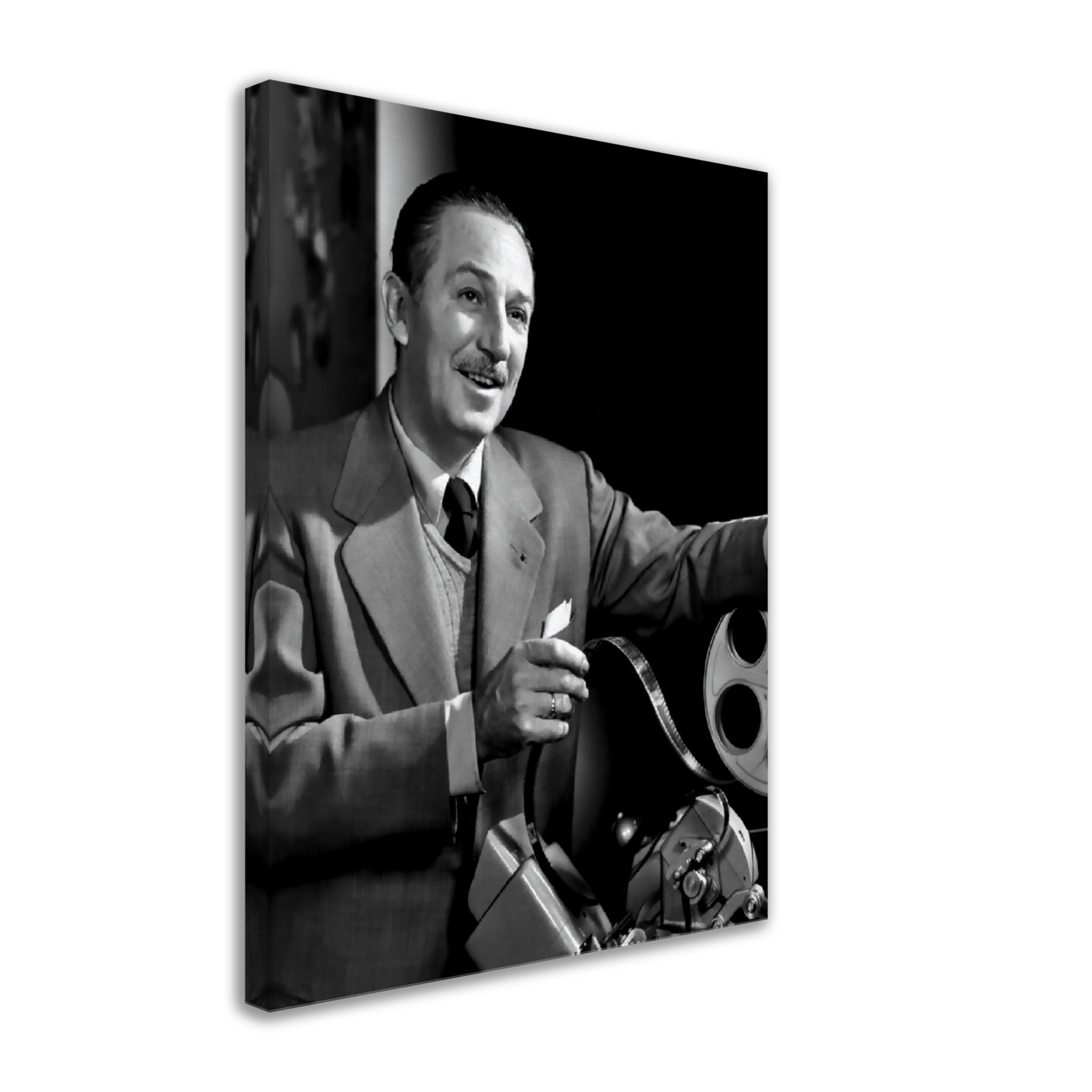 Walt Disney Canvas, Vintage Photo - Iconic Walt Disney Canvas Print - WallArtPrints4U