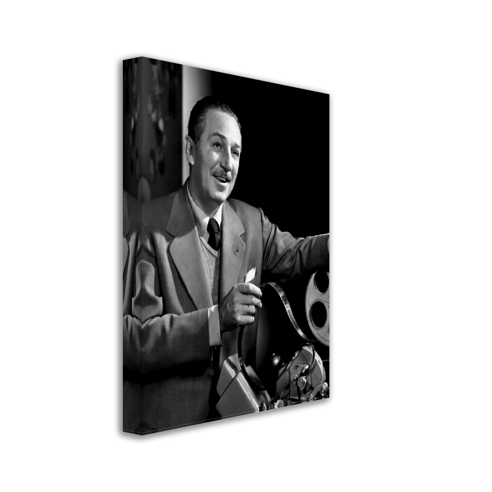 Walt Disney Canvas, Vintage Photo - Iconic Walt Disney Canvas Print - WallArtPrints4U