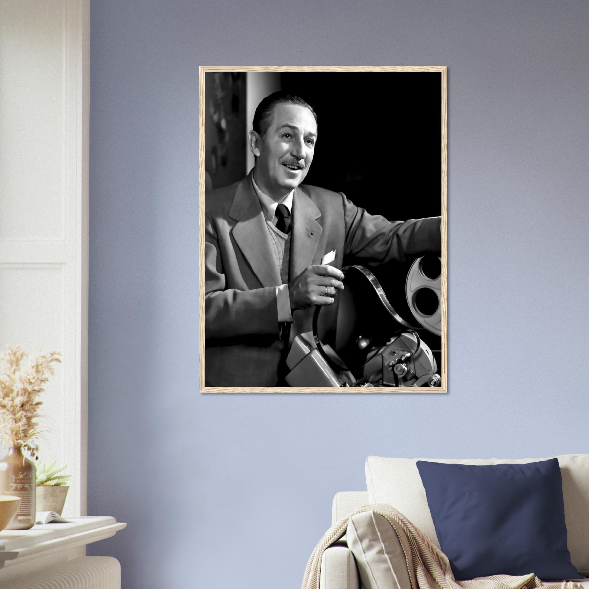 Walt Disney Framed, Vintage Photo - Iconic Walt Disney Framed Print - WallArtPrints4U