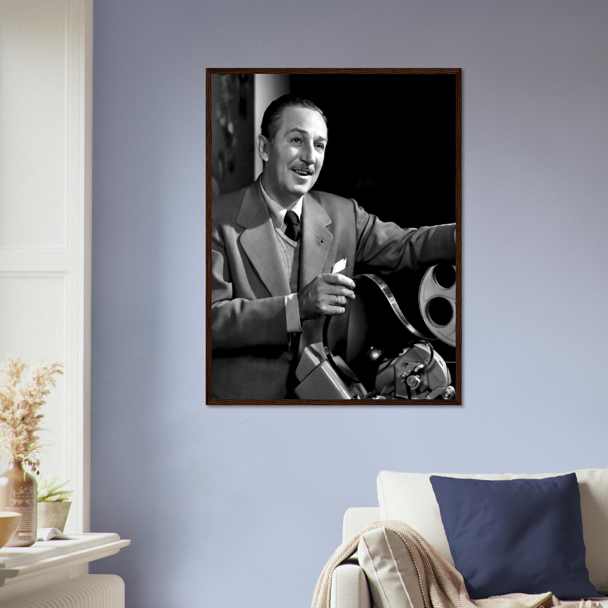 Walt Disney Framed, Vintage Photo - Iconic Walt Disney Framed Print - WallArtPrints4U