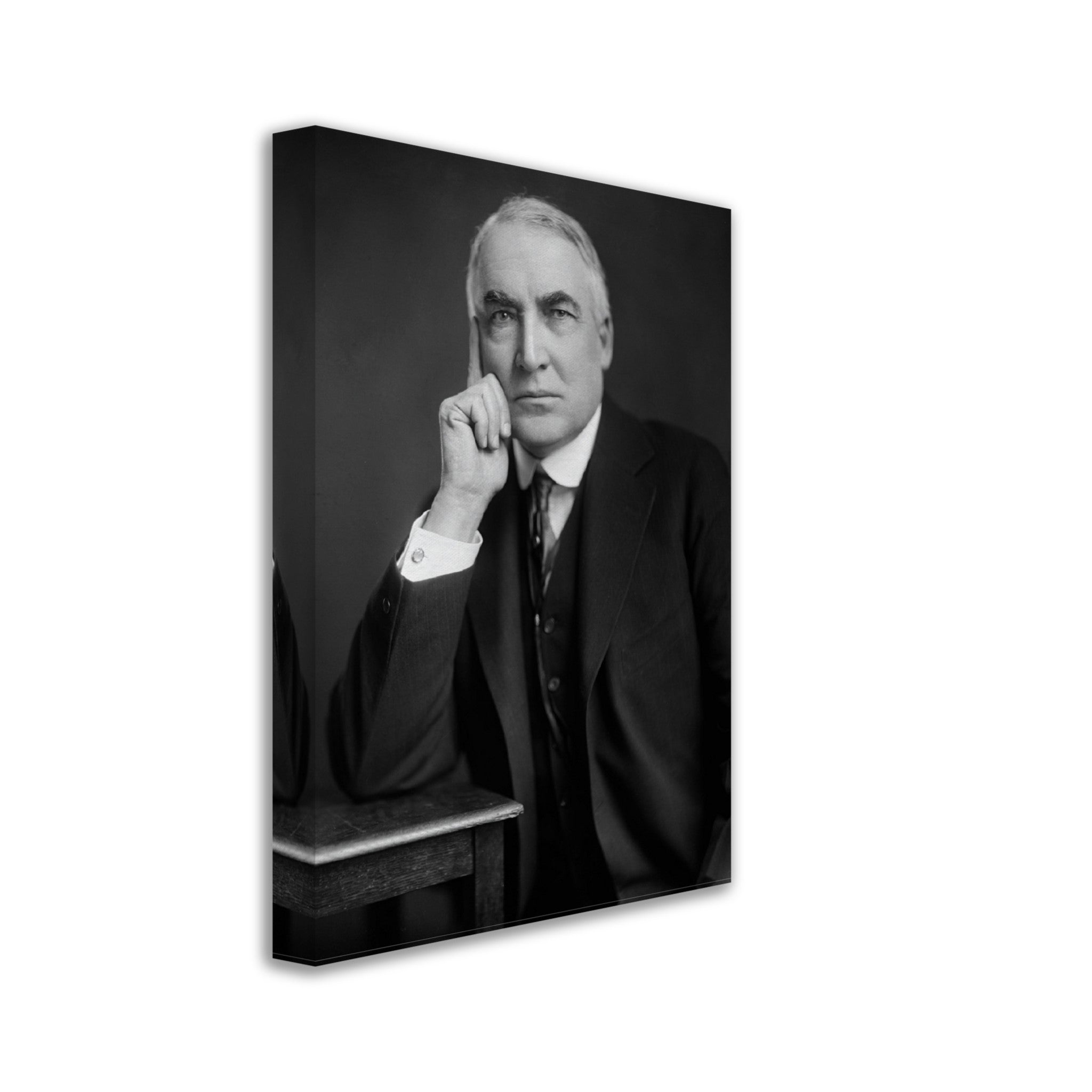 Warren Harding Canvas, 29th President Of These United States, Vintage Photo Portrait - Warren Harding Canvas Print - WallArtPrints4U