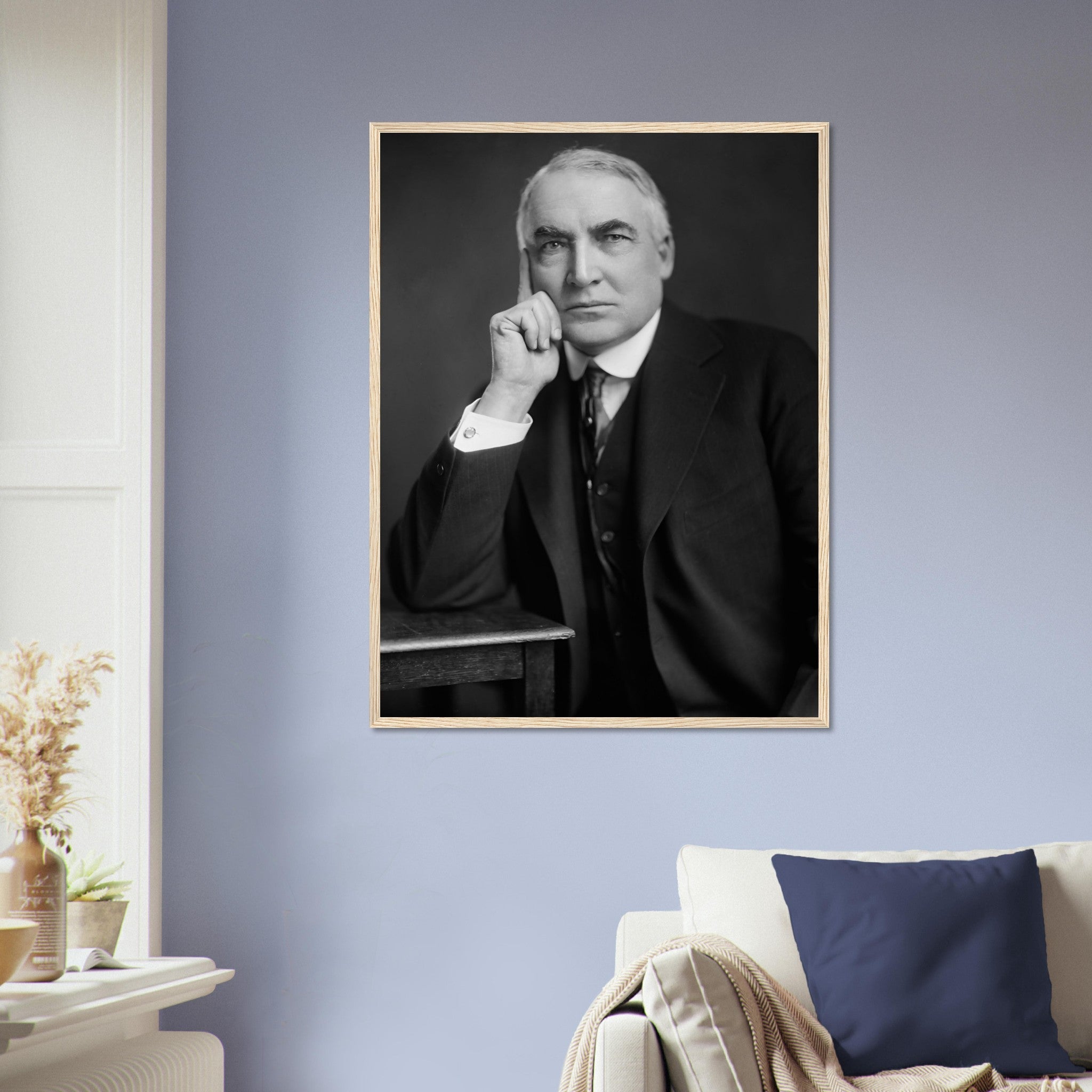 Warren Harding Framed, 29th President Of These United States, Vintage Photo Portrait - Warren Harding Framed Print - WallArtPrints4U