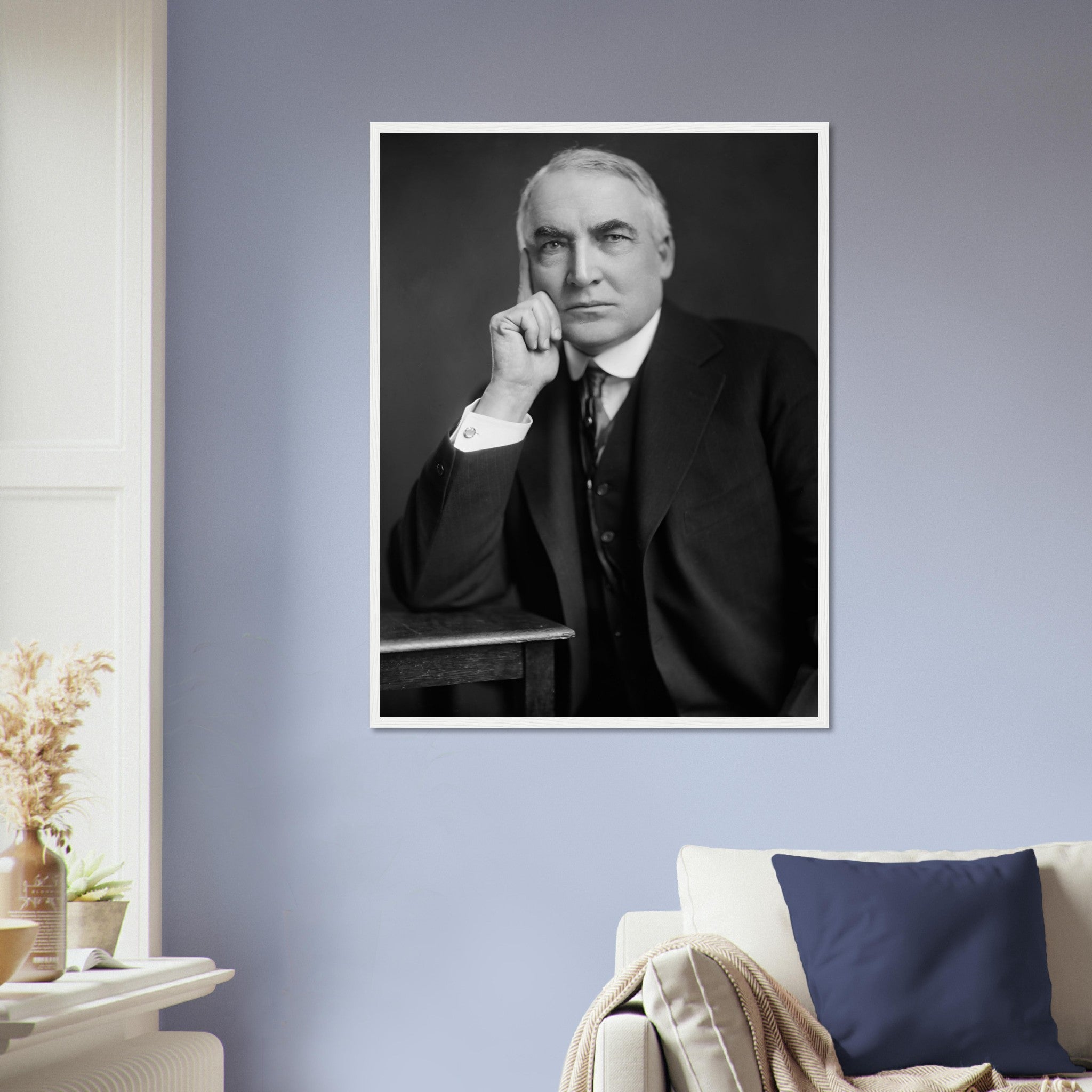 Warren Harding Framed, 29th President Of These United States, Vintage Photo Portrait - Warren Harding Framed Print - WallArtPrints4U