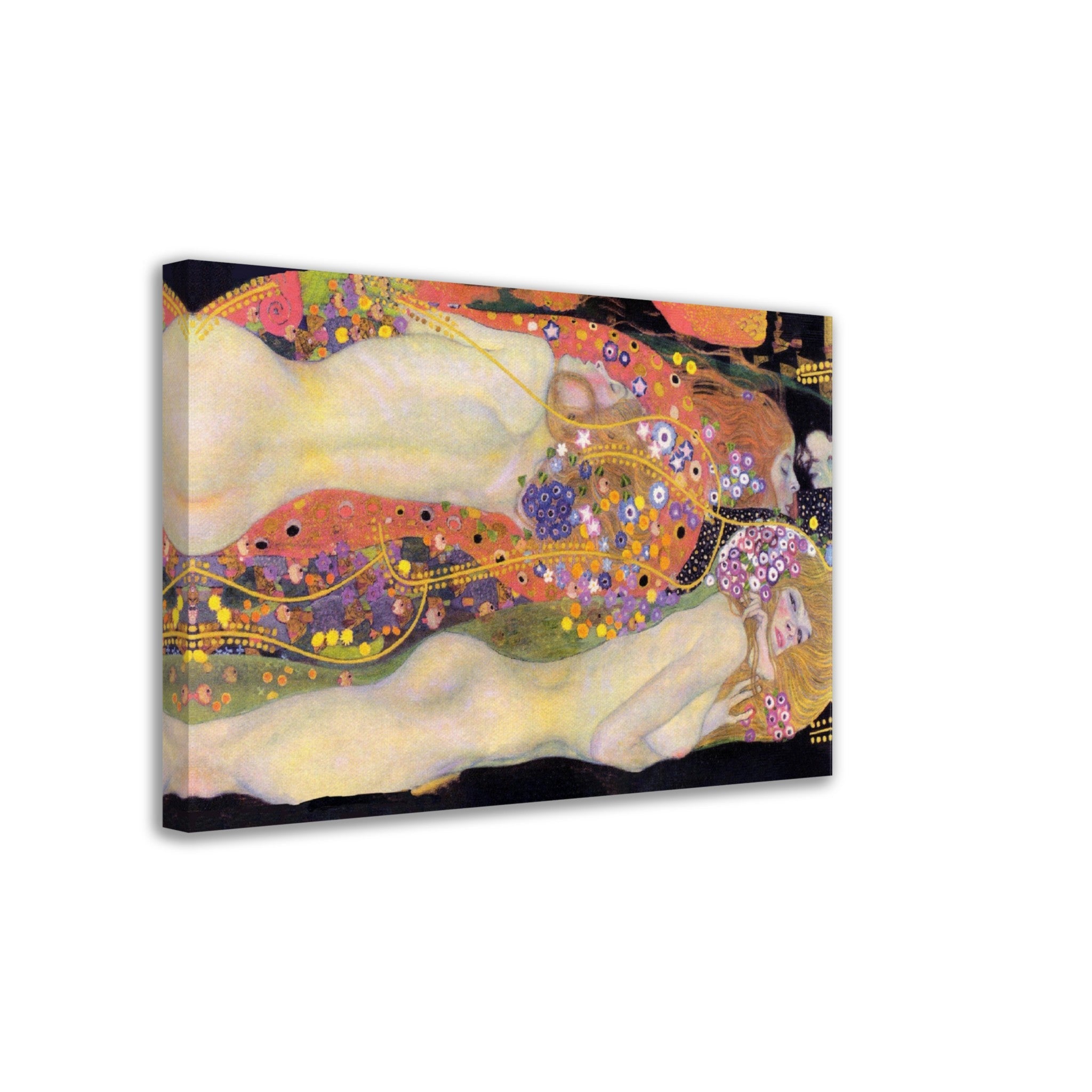 Water Serpents Canvas, Gustav Klimt - Water Serpents Ii Canvas Print 1907 - WallArtPrints4U