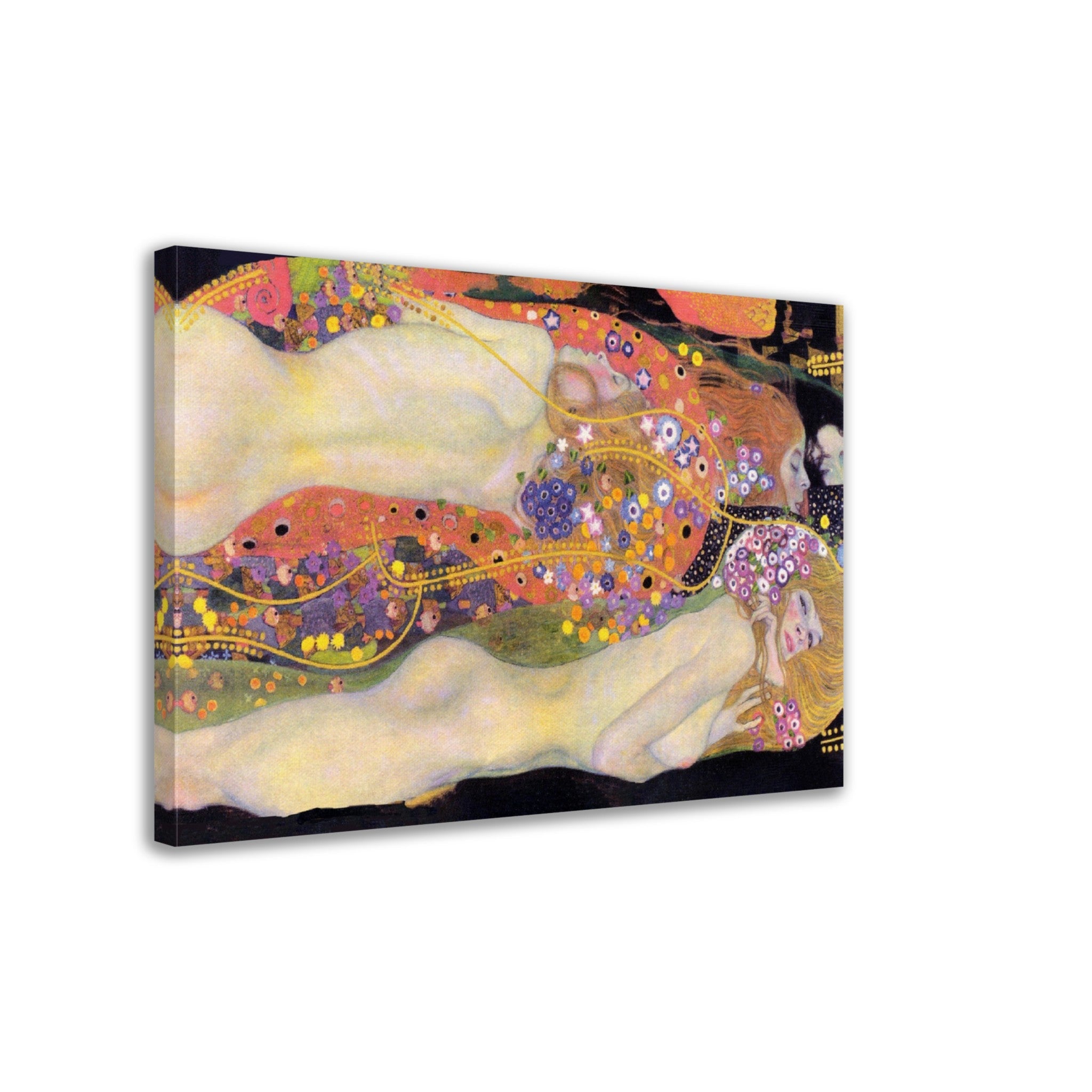 Water Serpents Canvas, Gustav Klimt - Water Serpents Ii Canvas Print 1907 - WallArtPrints4U