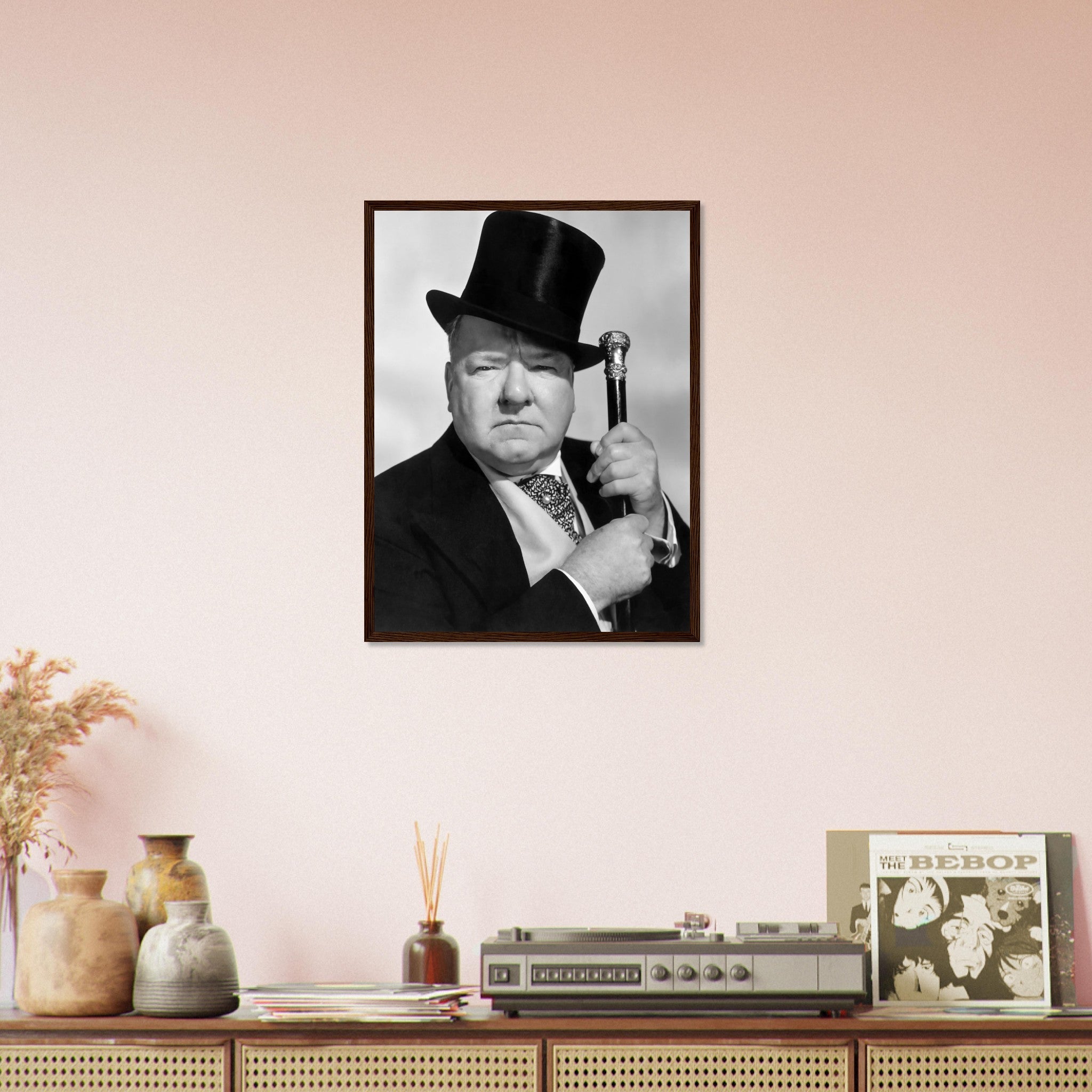 Wc Fields Framed, American Comedian , Juggler, Vintage Photo, Wc Fields Framed Print, Silver Screen Star UK, EU USA Domestic Shipping - WallArtPrints4U