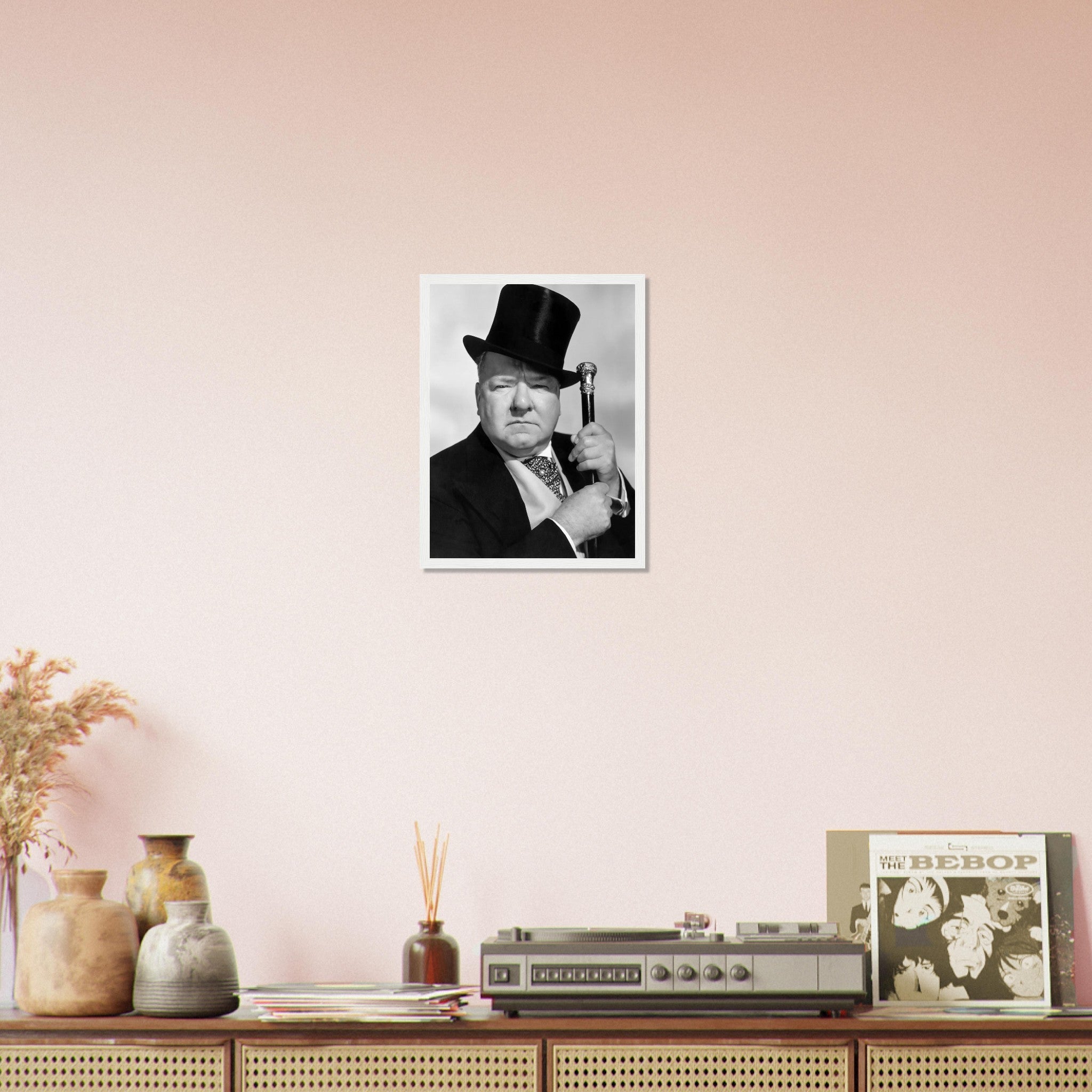 Wc Fields Framed, American Comedian , Juggler, Vintage Photo, Wc Fields Framed Print, Silver Screen Star UK, EU USA Domestic Shipping - WallArtPrints4U