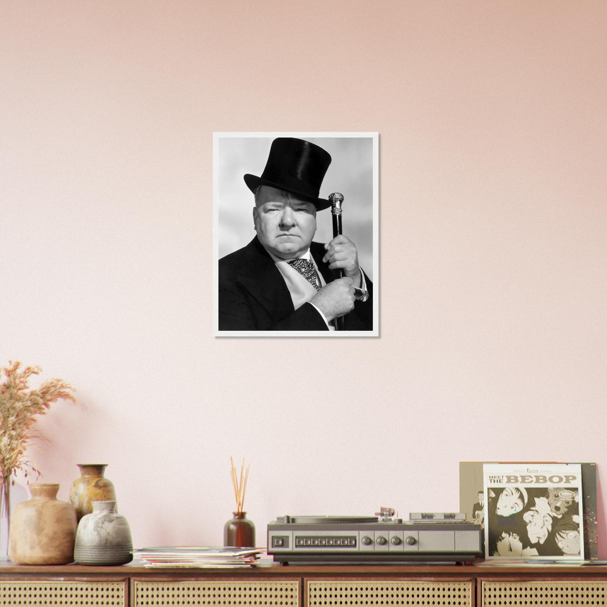 Wc Fields Framed, American Comedian , Juggler, Vintage Photo, Wc Fields Framed Print, Silver Screen Star UK, EU USA Domestic Shipping - WallArtPrints4U