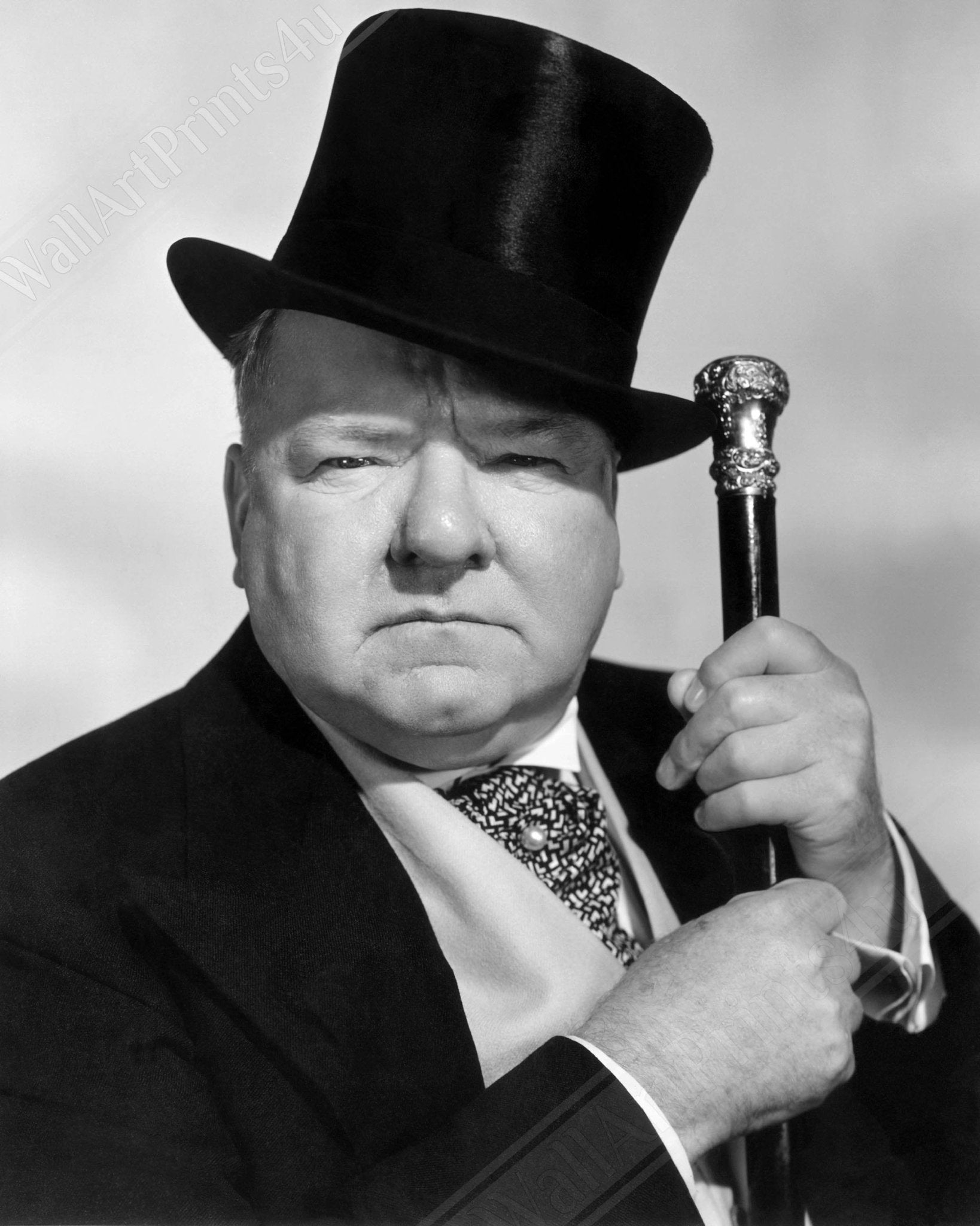 Wc Fields Framed, American Comedian , Juggler, Vintage Photo, Wc Fields Framed Print, Silver Screen Star UK, EU USA Domestic Shipping - WallArtPrints4U