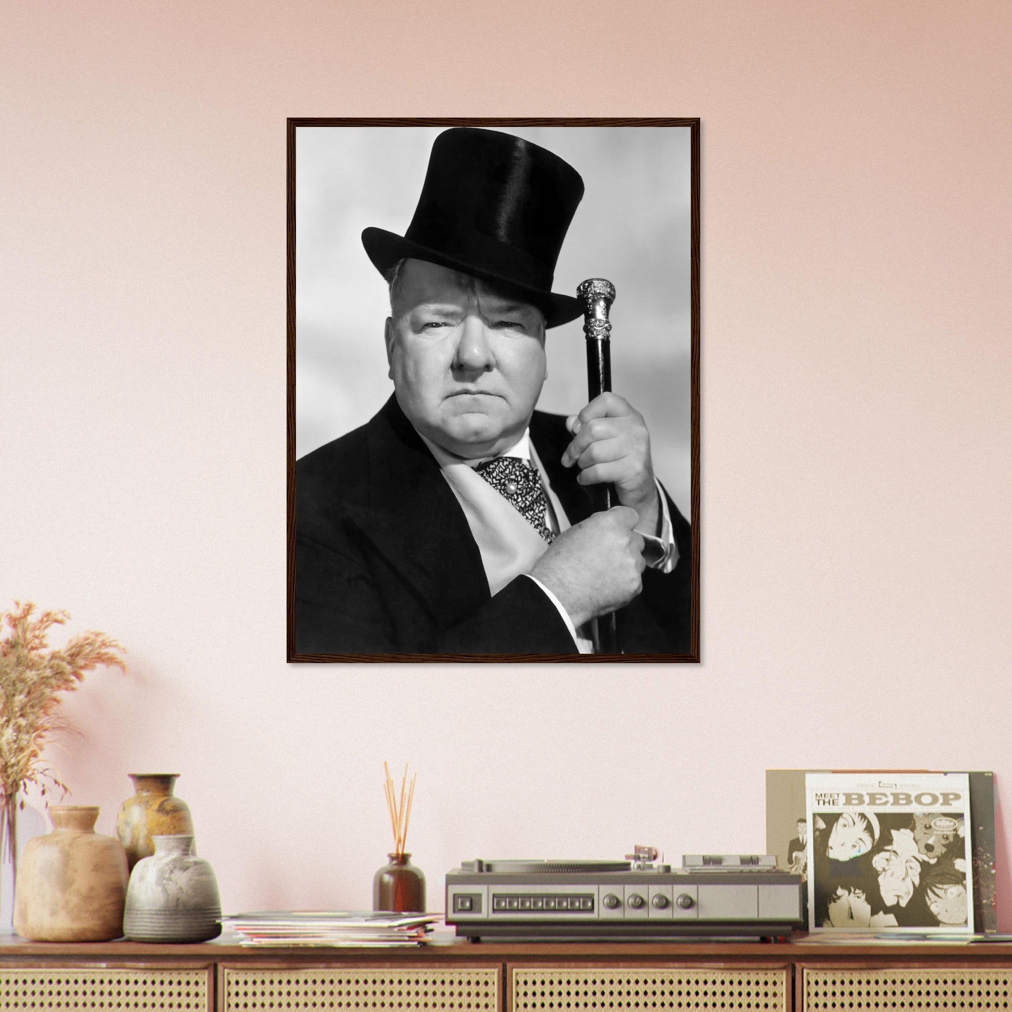 Wc Fields Framed, American Comedian , Juggler, Vintage Photo, Wc Fields Framed Print, Silver Screen Star UK, EU USA Domestic Shipping - WallArtPrints4U