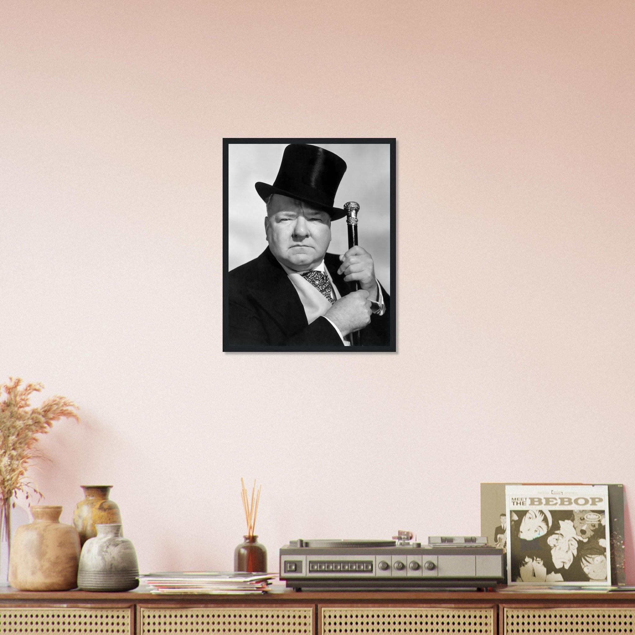 Wc Fields Framed, American Comedian , Juggler, Vintage Photo, Wc Fields Framed Print, Silver Screen Star UK, EU USA Domestic Shipping - WallArtPrints4U