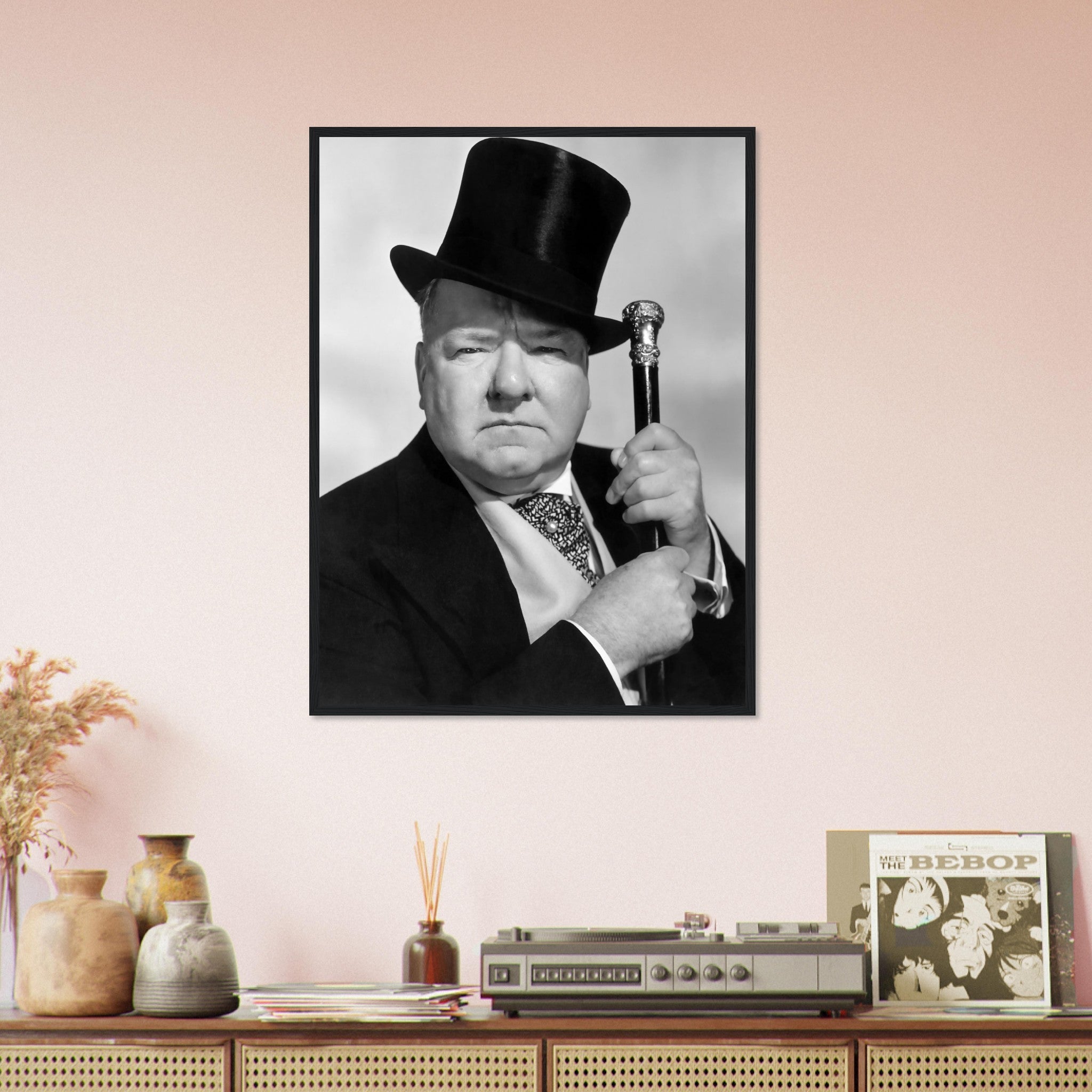 Wc Fields Framed, American Comedian , Juggler, Vintage Photo, Wc Fields Framed Print, Silver Screen Star UK, EU USA Domestic Shipping - WallArtPrints4U