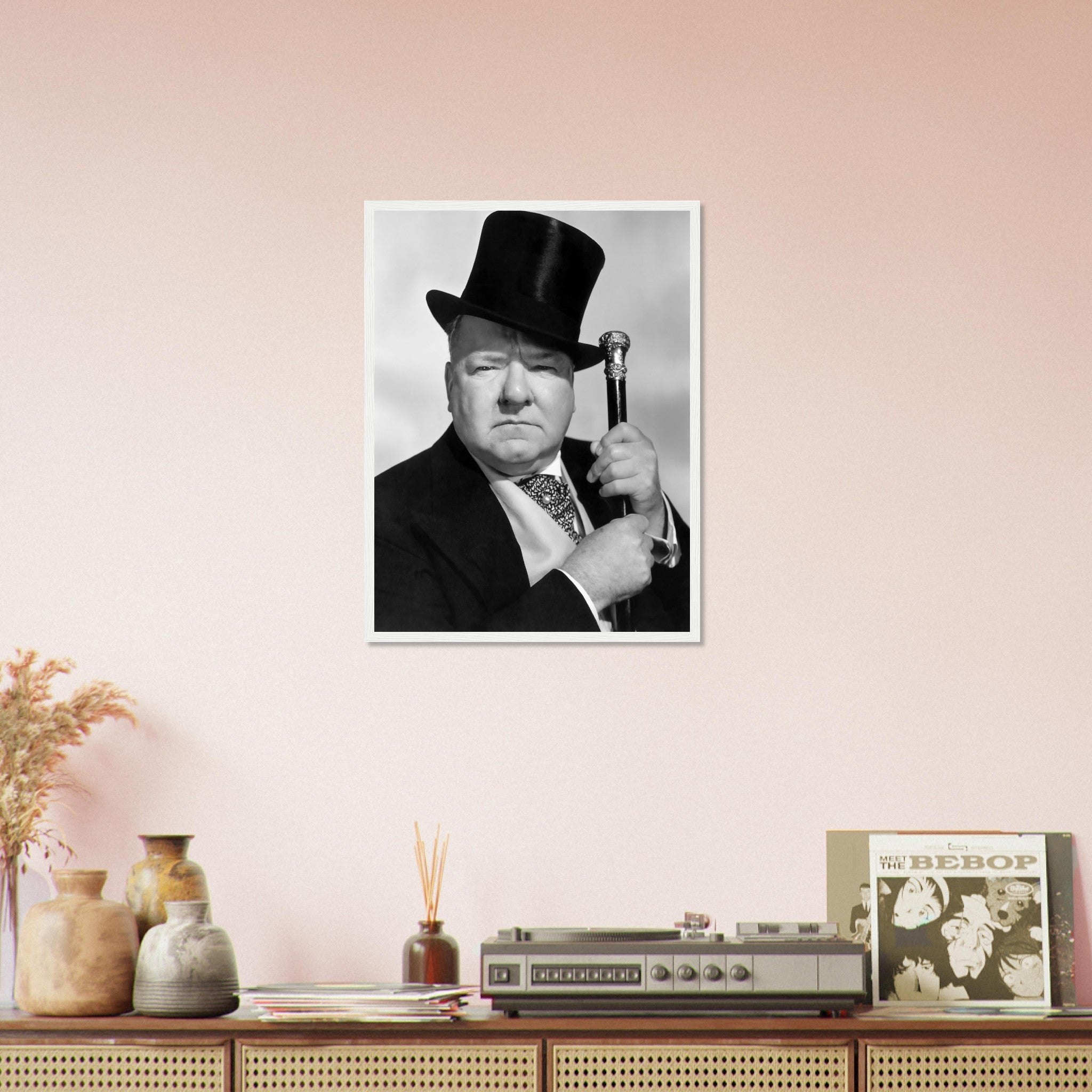 Wc Fields Framed, American Comedian , Juggler, Vintage Photo, Wc Fields Framed Print, Silver Screen Star UK, EU USA Domestic Shipping - WallArtPrints4U