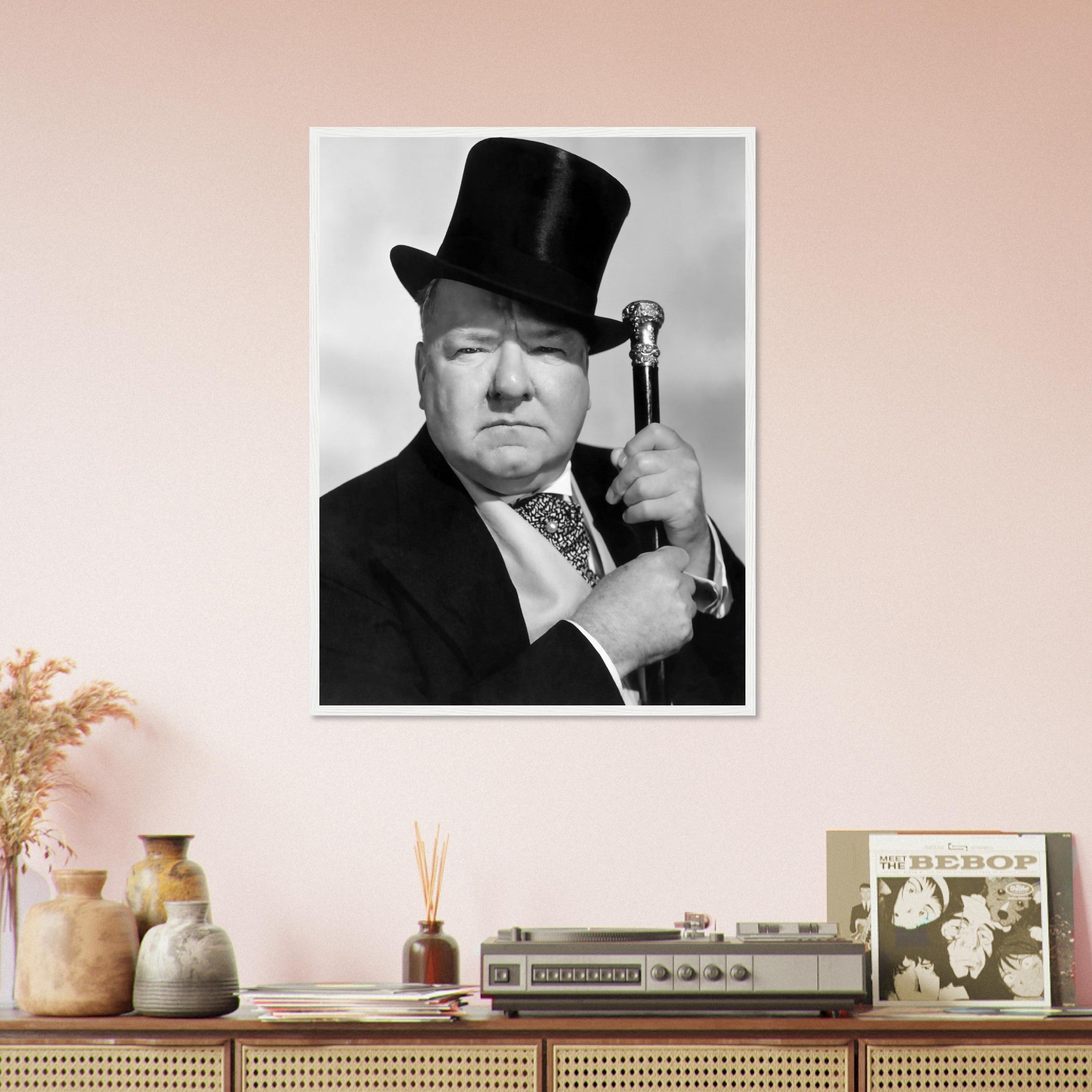 Wc Fields Framed, American Comedian , Juggler, Vintage Photo, Wc Fields Framed Print, Silver Screen Star UK, EU USA Domestic Shipping - WallArtPrints4U