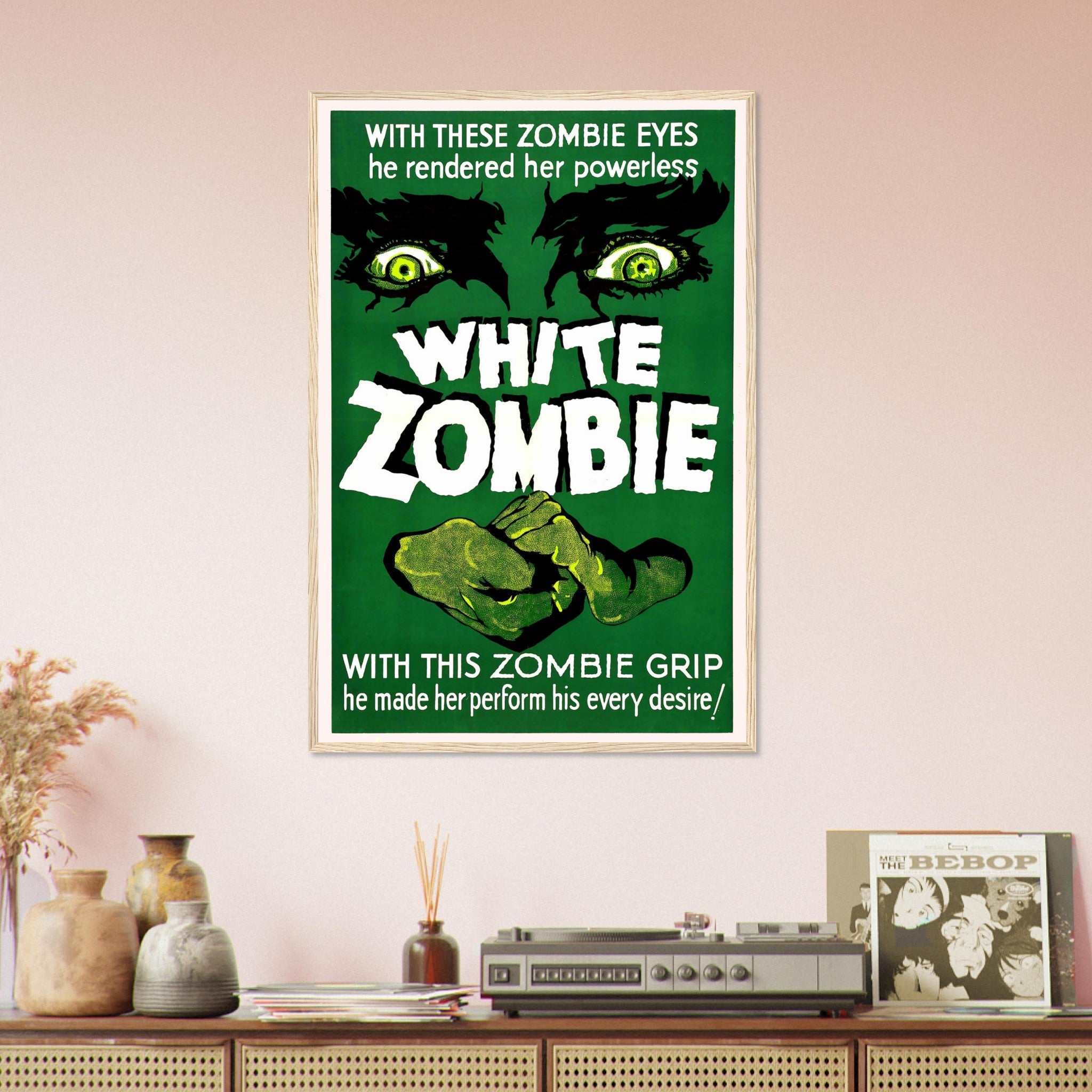 White Zombie Framed, Vintage Horror Movie Framed 1932 - Framed Film Art - Bela Lugosi, Madge Bellamy - WallArtPrints4U