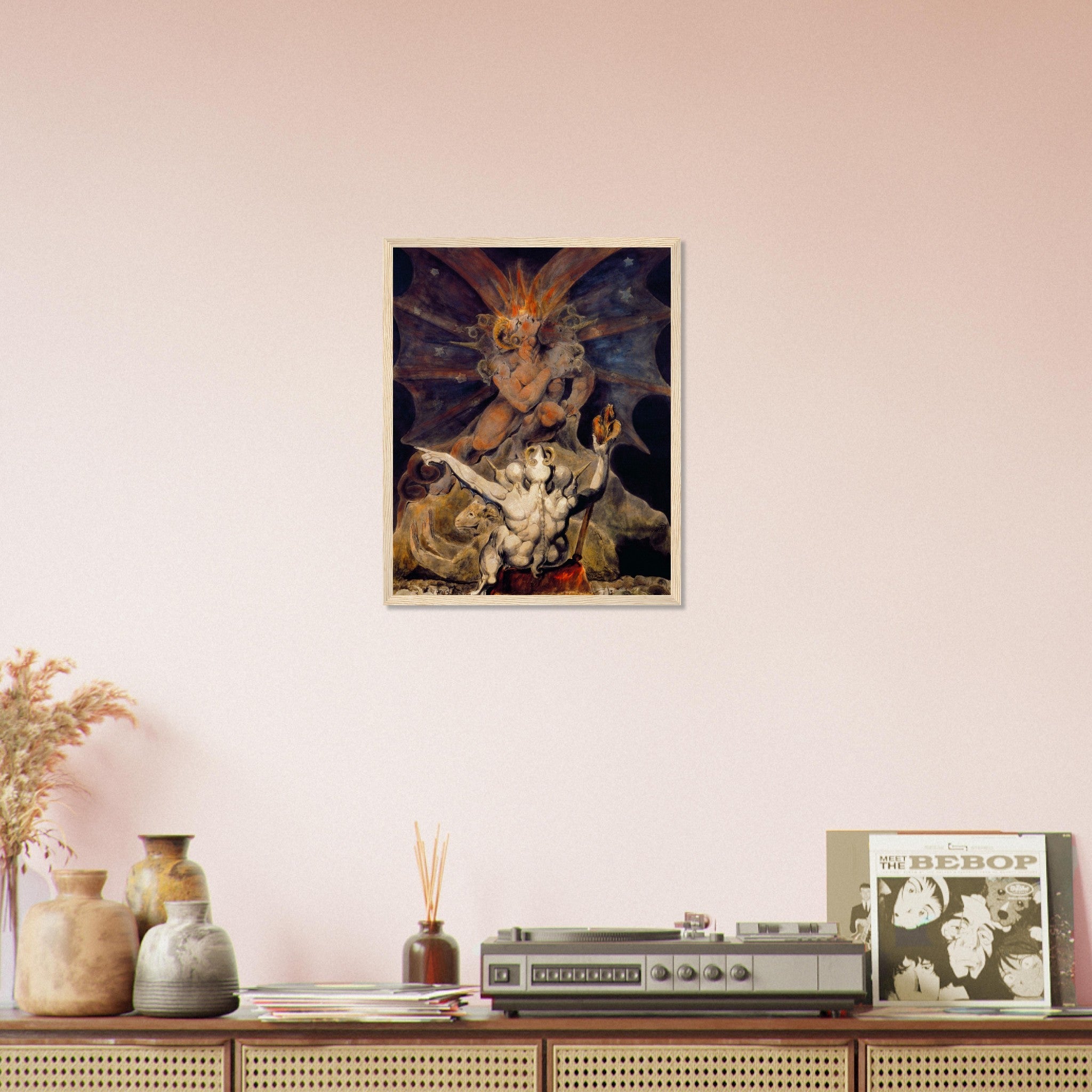 William Blake Framed, The Number Of The Beast Is 666, End Of Times Framed - WallArtPrints4U