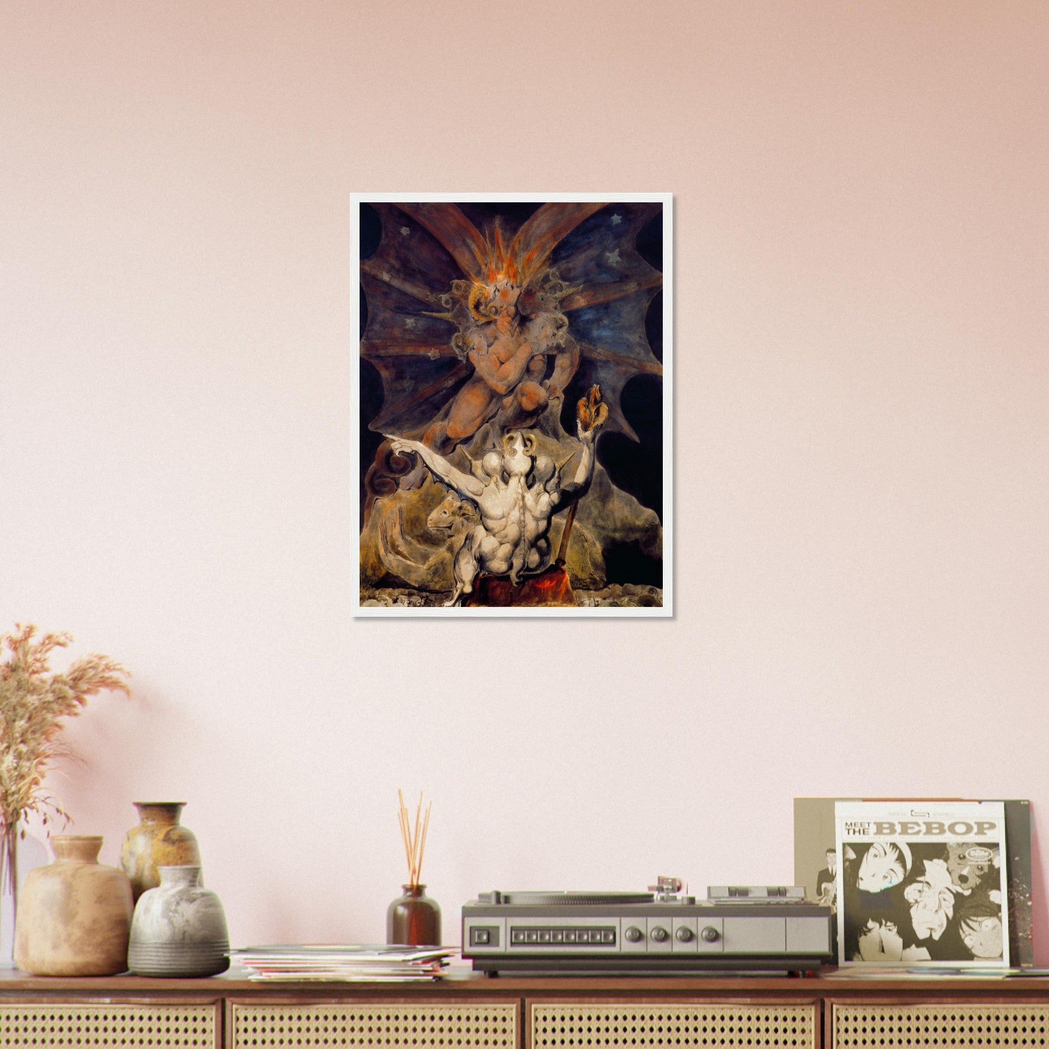 William Blake Framed, The Number Of The Beast Is 666, End Of Times Framed - WallArtPrints4U