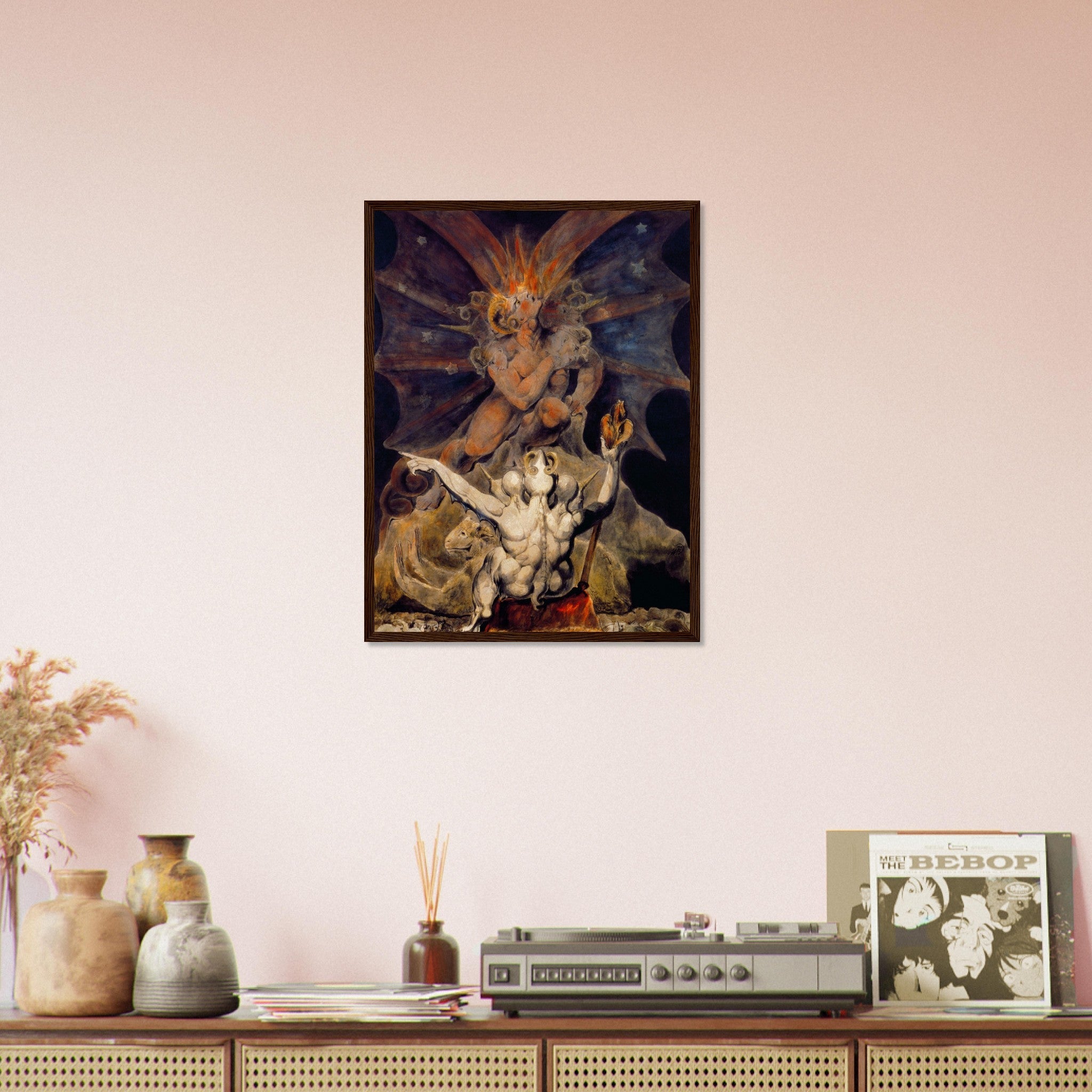 William Blake Framed, The Number Of The Beast Is 666, End Of Times Framed - WallArtPrints4U