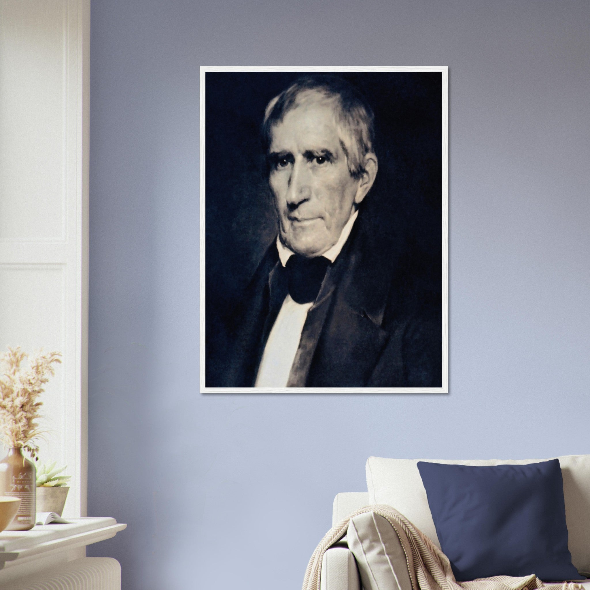 William Harrison Framed, 9th President Of Usa, Vintage Portrait - William Harrison Framed Print UK, EU USA Domestic Shipping - WallArtPrints4U