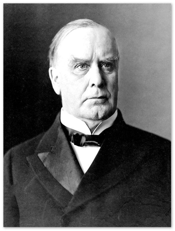 William Mckinley Poster, 25th President Of Usa, Vintage Photo Portrait - William Mckinley Print - WallArtPrints4U