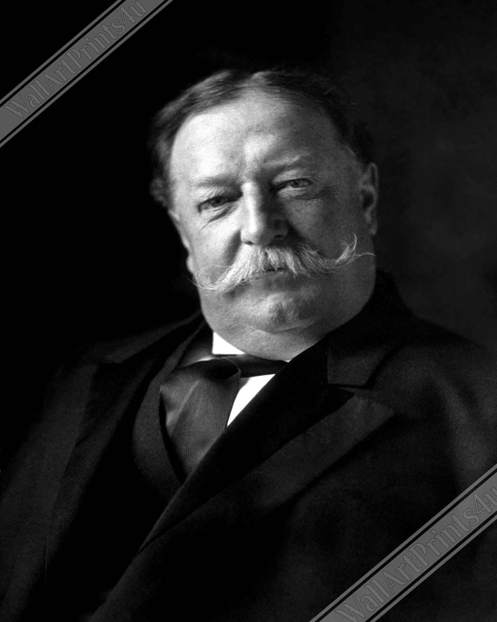 William Taft Poster, 27th President Of Usa, Vintage Photo Portrait - William Taft Print - WallArtPrints4U