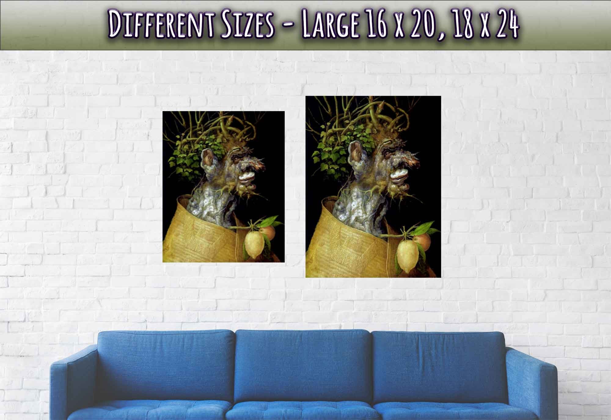 Winter Season Poster - Giuseppe Arcimboldo Winter Poster Print - WallArtPrints4U