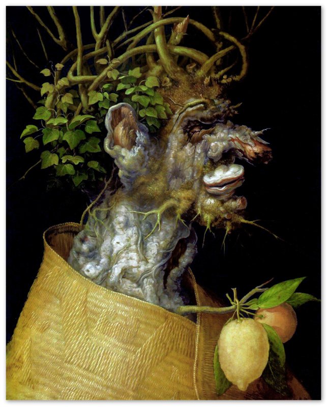 Winter Season Poster - Giuseppe Arcimboldo Winter Poster Print - WallArtPrints4U