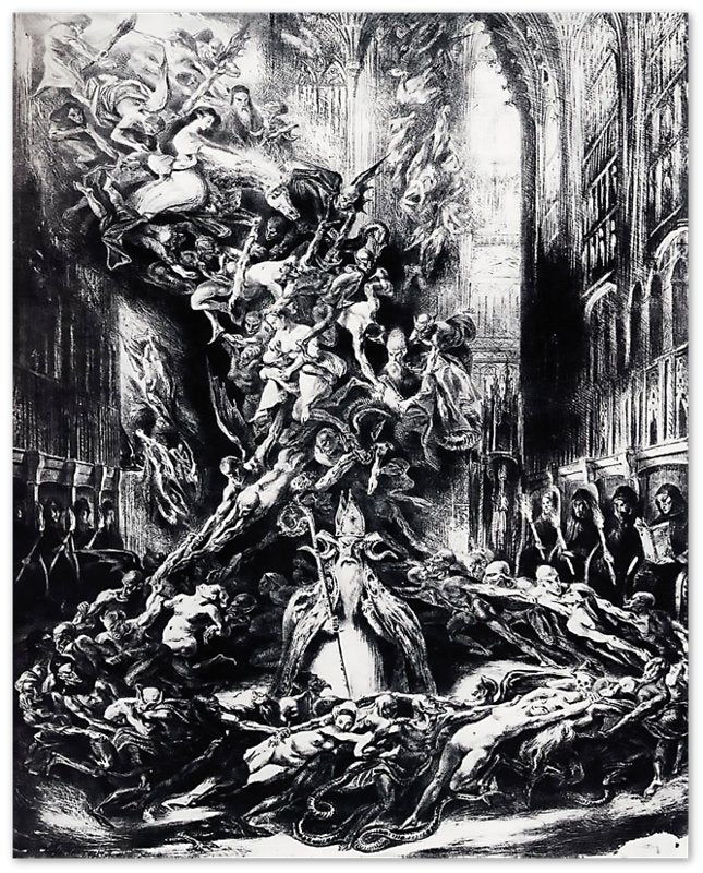 Witches Sabbath Poster - Louis Boulanger - The Round Of The Sabbath - Witches Sabbath - WallArtPrints4U