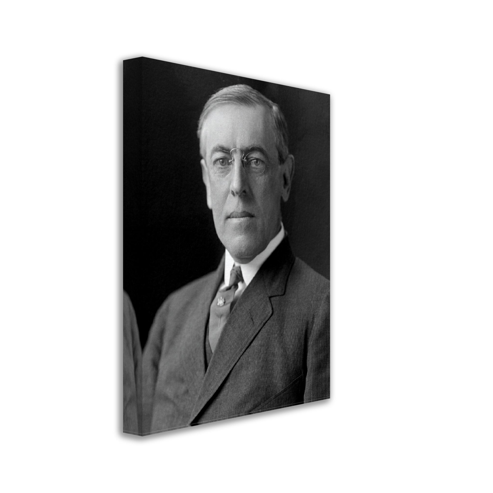 Woodrow Wilson Canvas, 28th President Of These United States, Vintage Photo Portrait - Woodrow Wilson Canvas Print - WallArtPrints4U