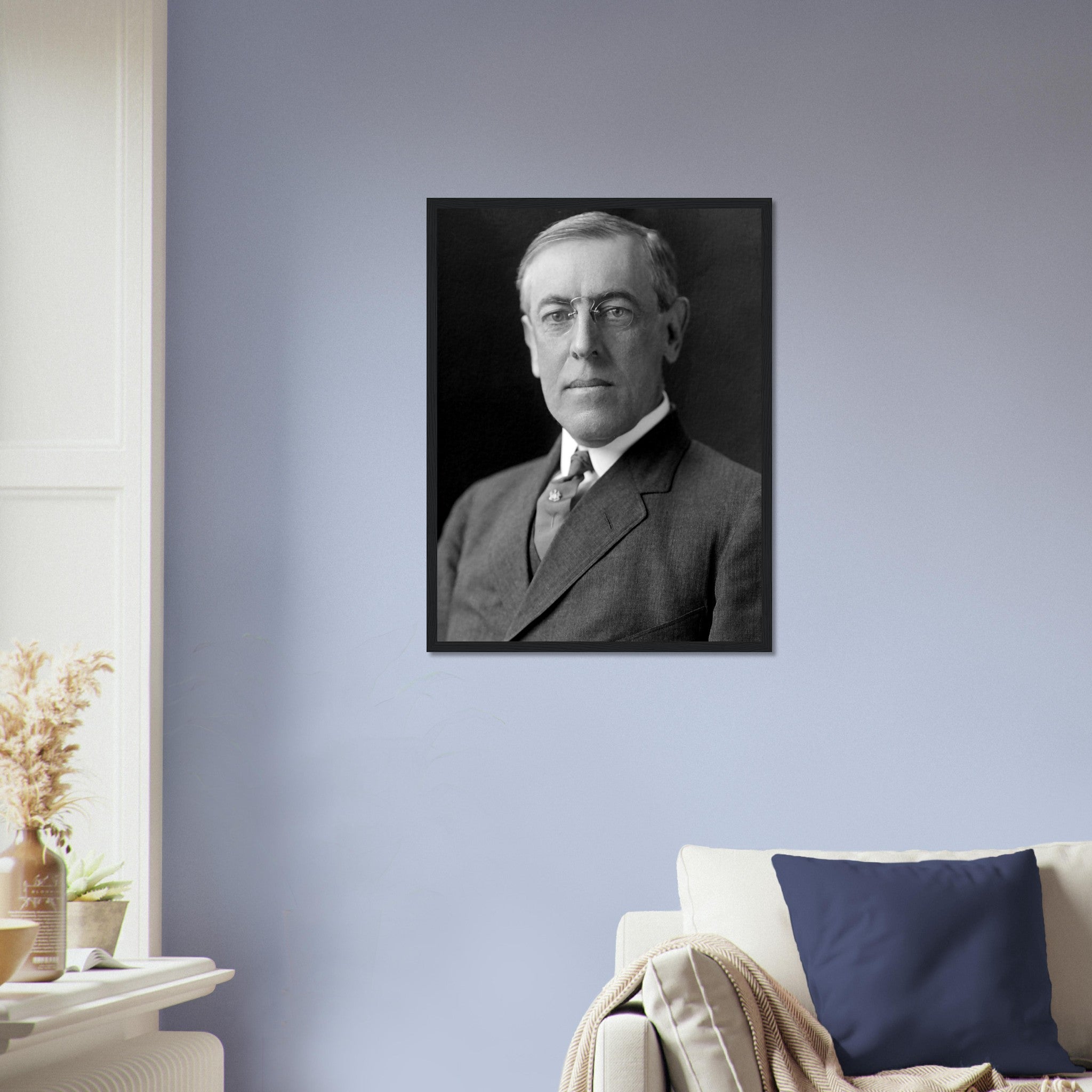 Woodrow Wilson Framed, 28th President Of These United States, Vintage Photo Portrait - Woodrow Wilson Framed Print UK, EU USA Domestic Shipping - WallArtPrints4U