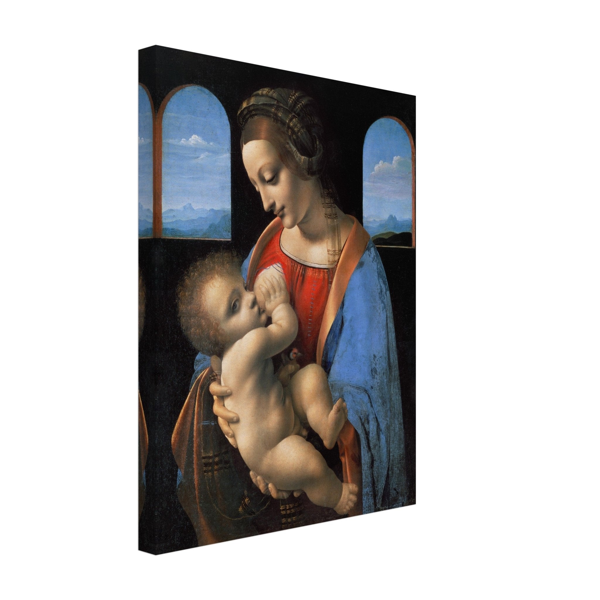 You As Madonna Litta Custom Canvas Print, Your Picture As "Madonna Litta" Leonardo Da VinciCanvas. - WallArtPrints4U