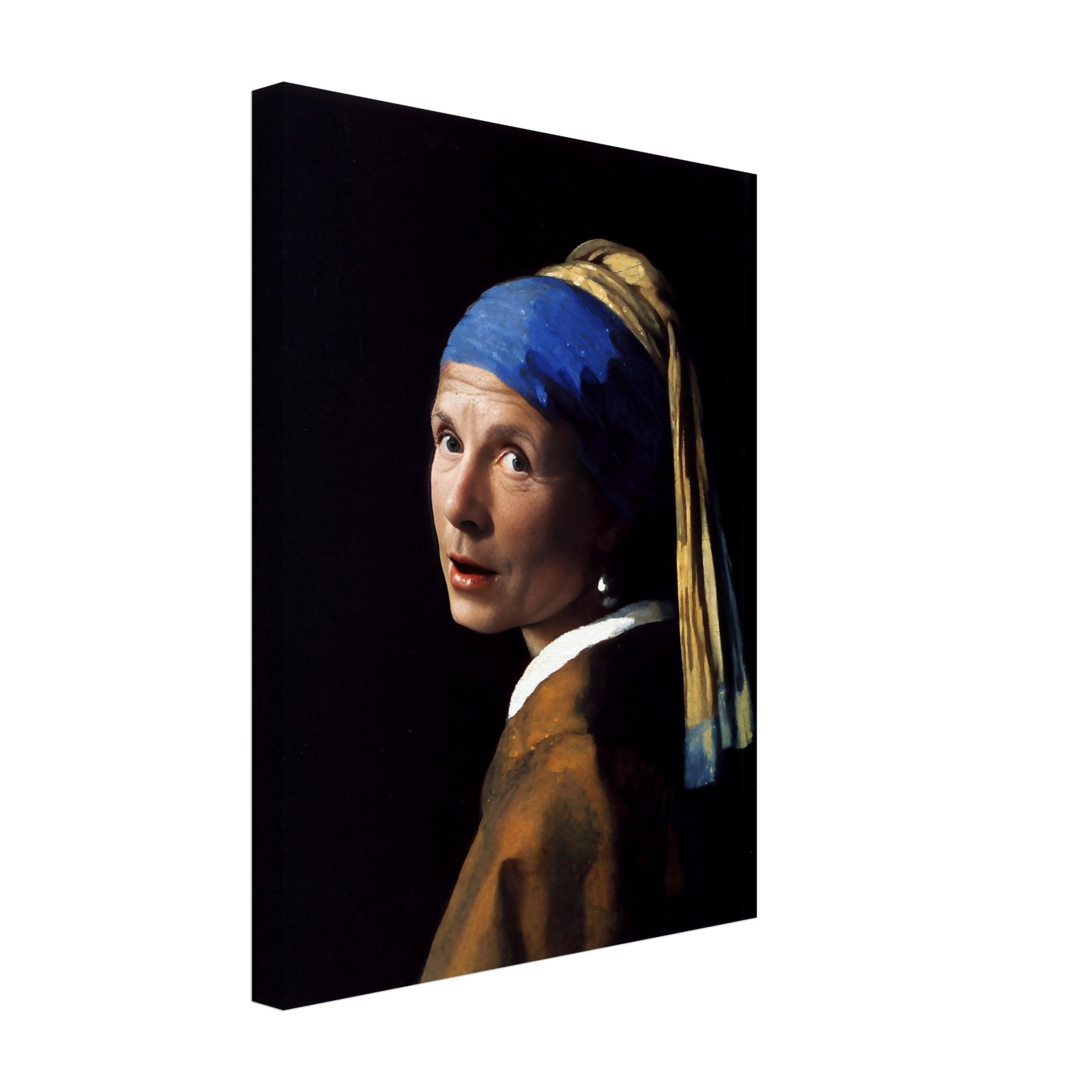 You With A Pearl Earring Custom Canvas Print, Your Picture As A Girl With A Pearl Earring Canvas. - WallArtPrints4U